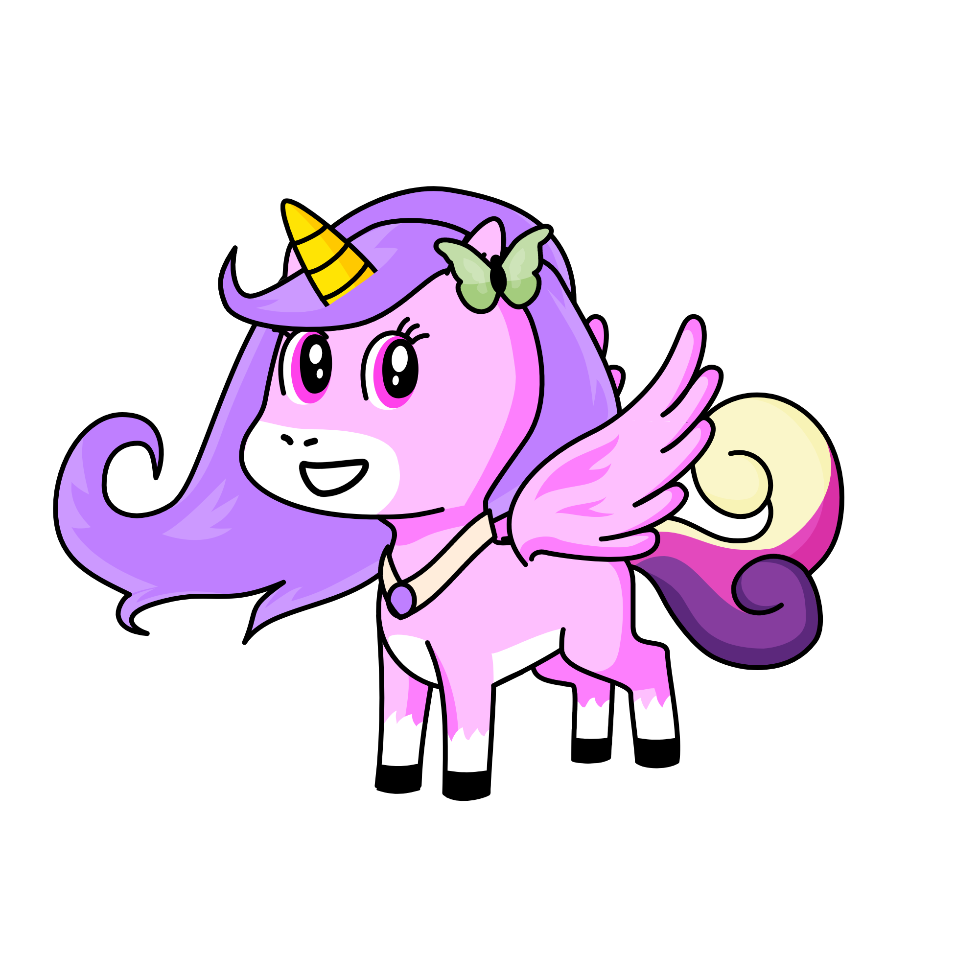 cupcake, the unicorn