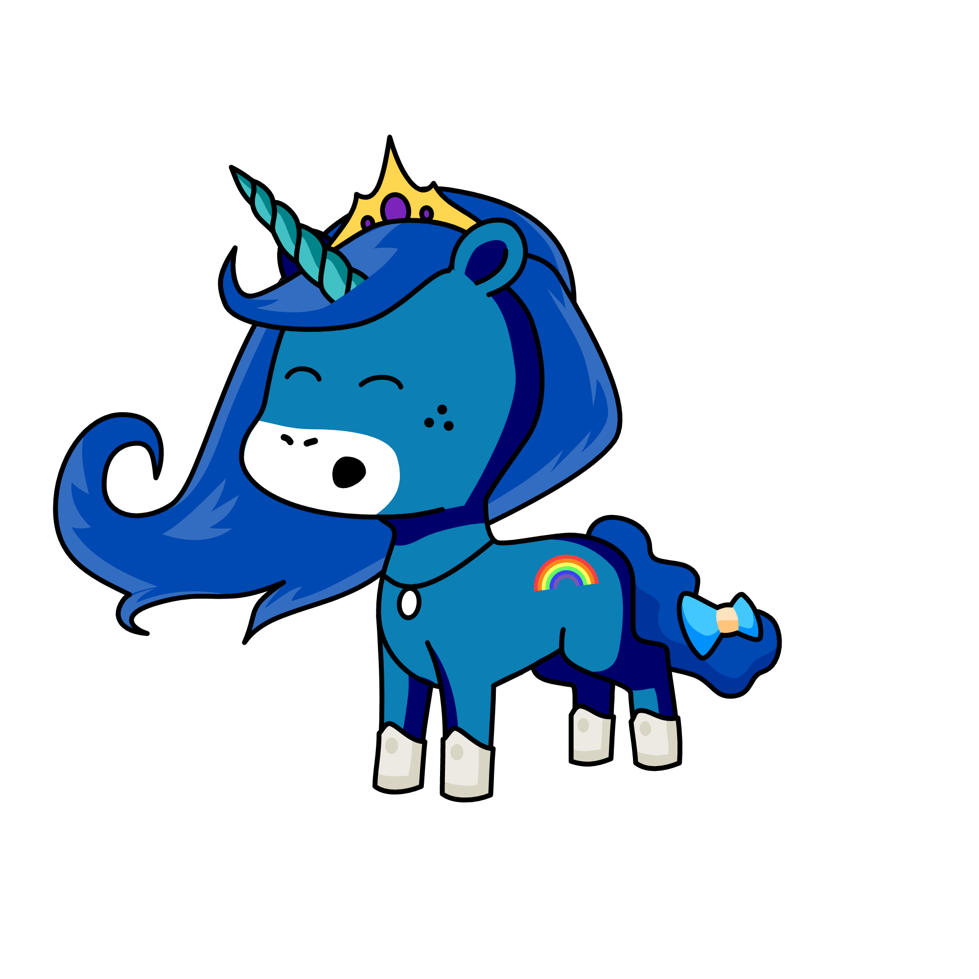 Princess Luna, the unicorn