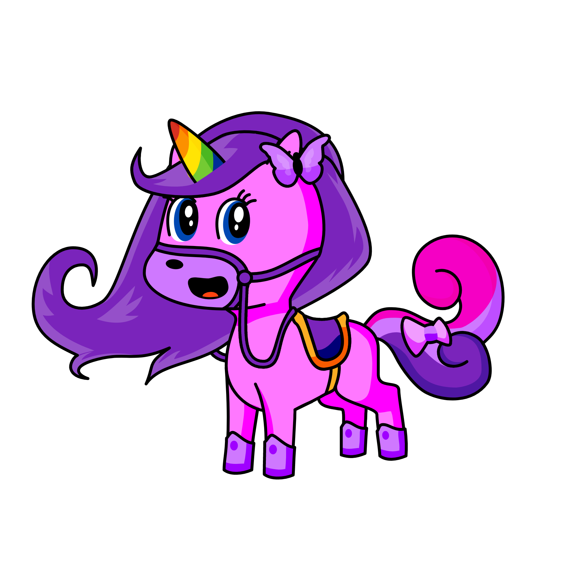 Angela, the unicorn