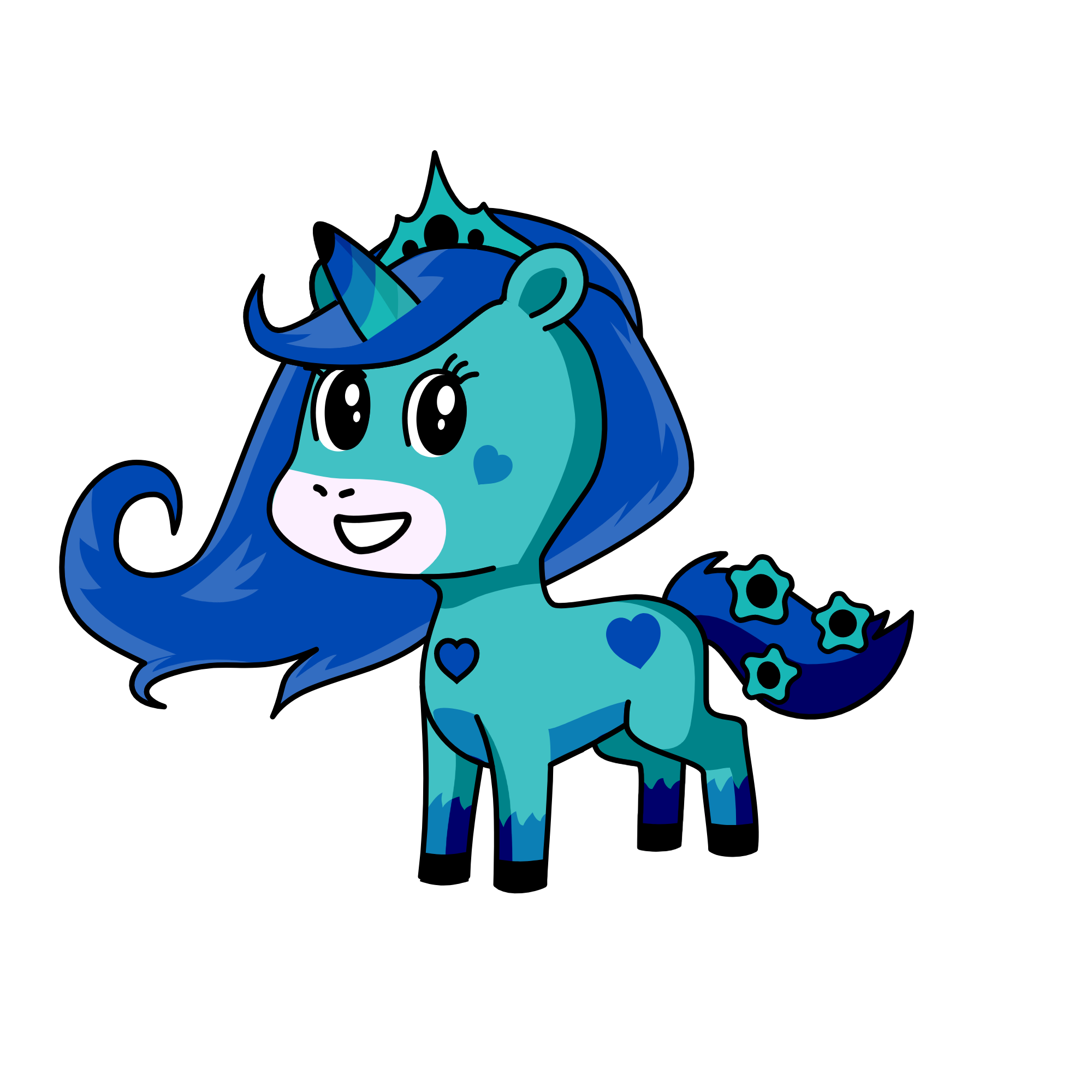 Winter, the unicorn
