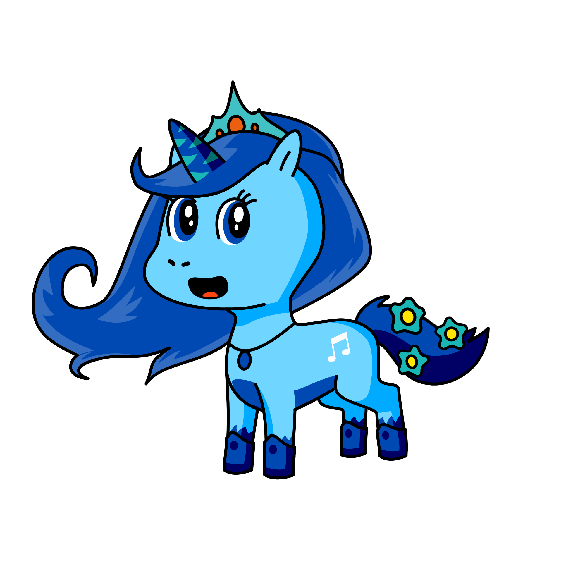 Princess snow ❄️ , the unicorn