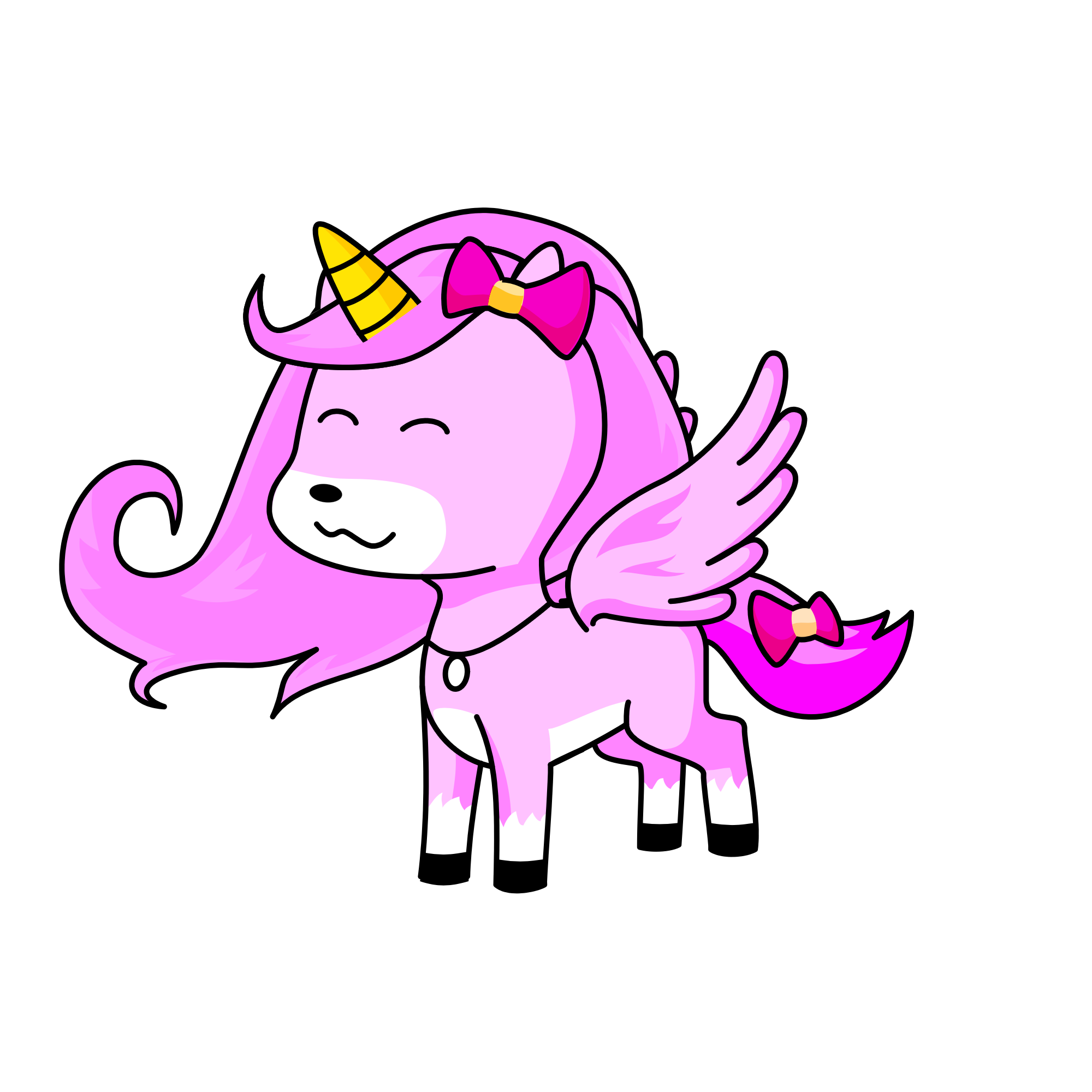 Pinky , the unicorn