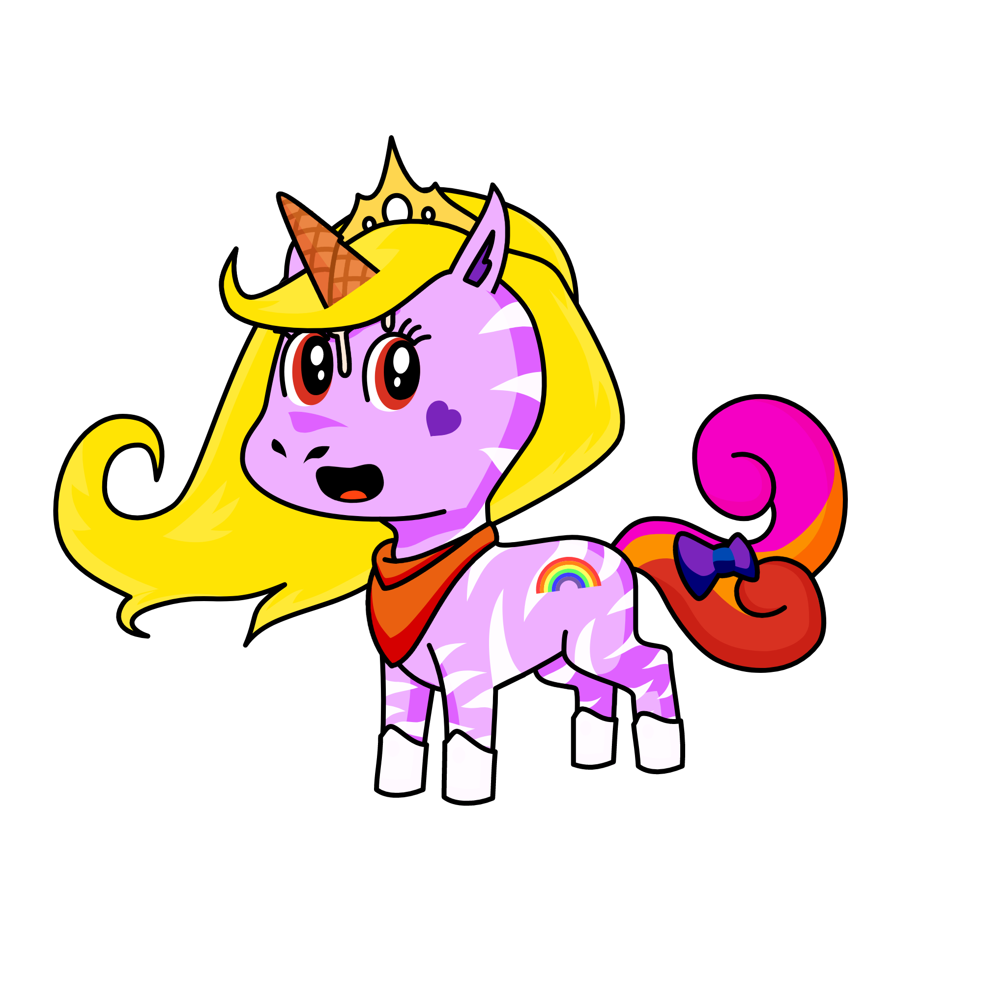 ice crem, the unicorn