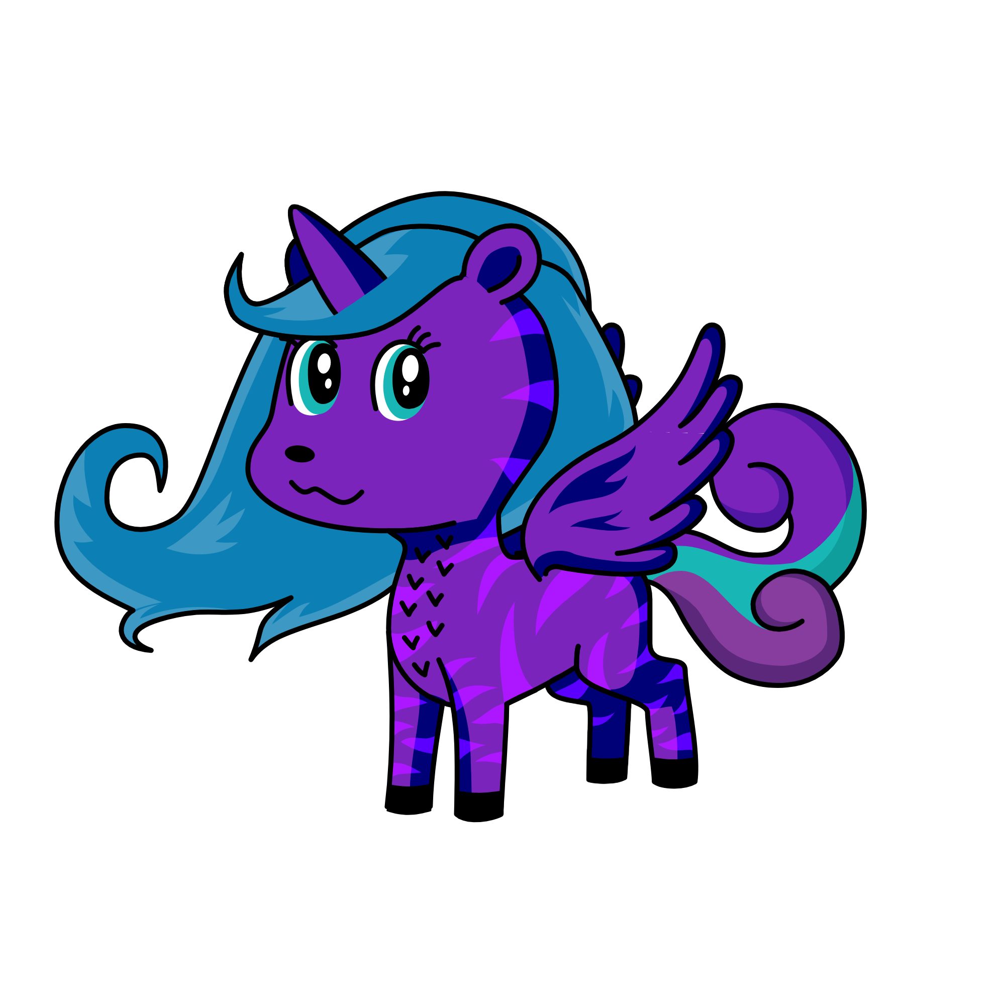 model-cupcake, the unicorn