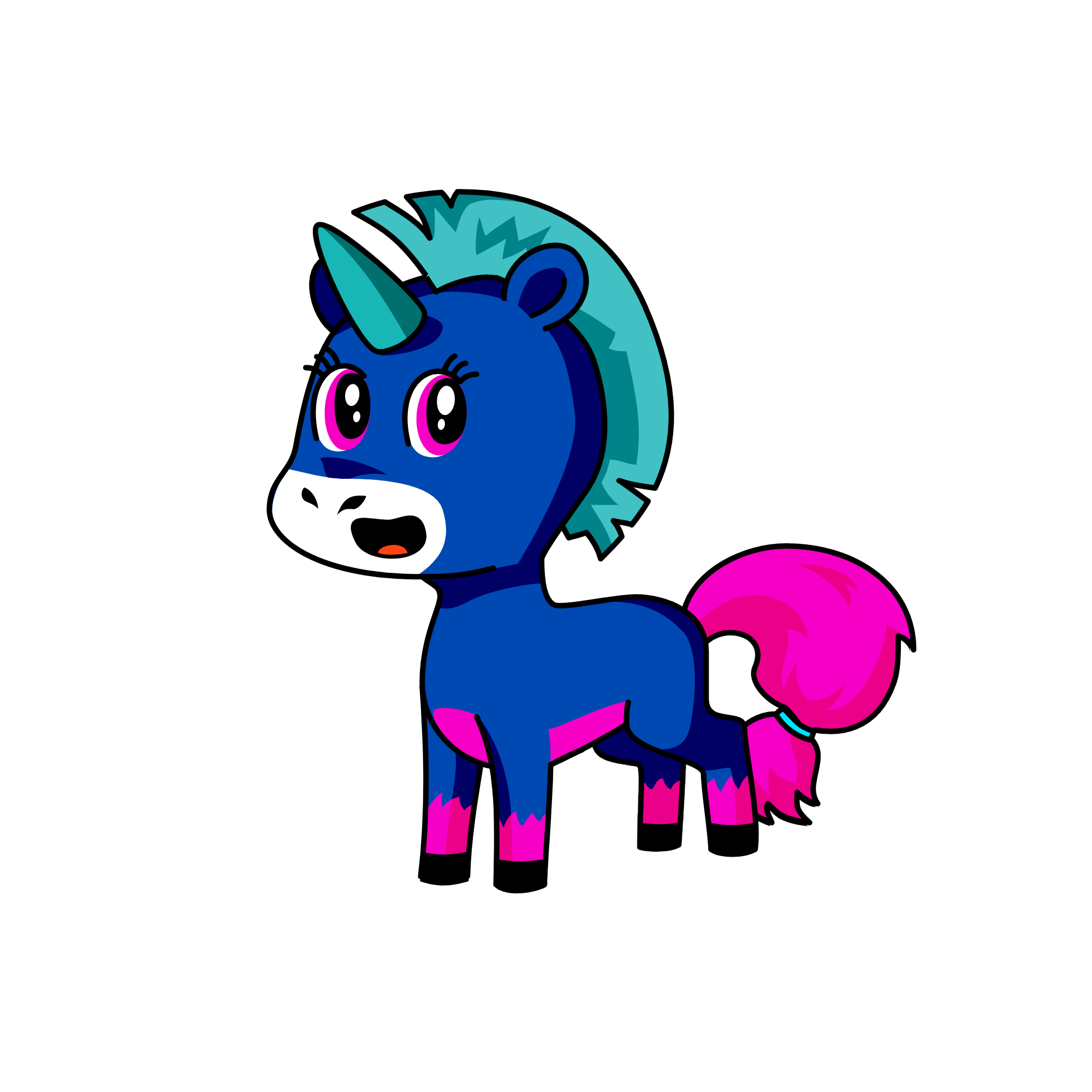 model-starly, the unicorn