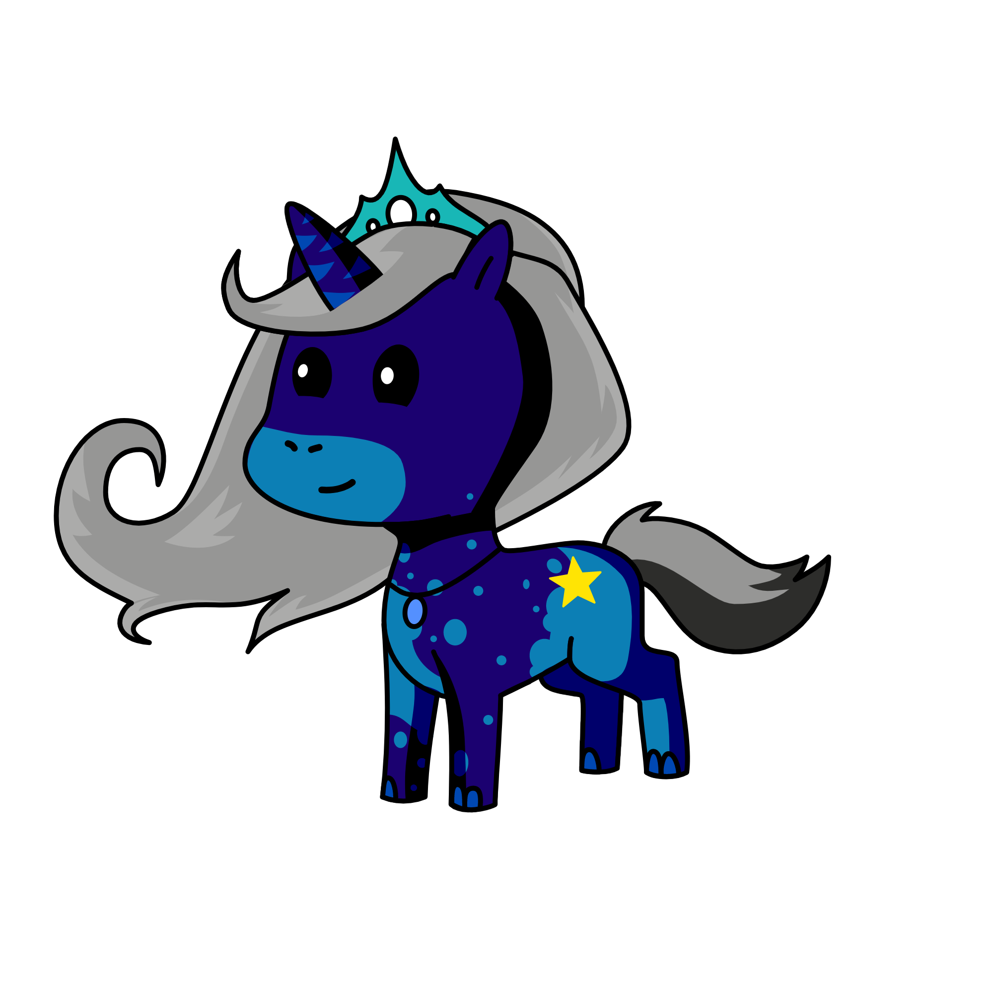 Lune, the unicorn