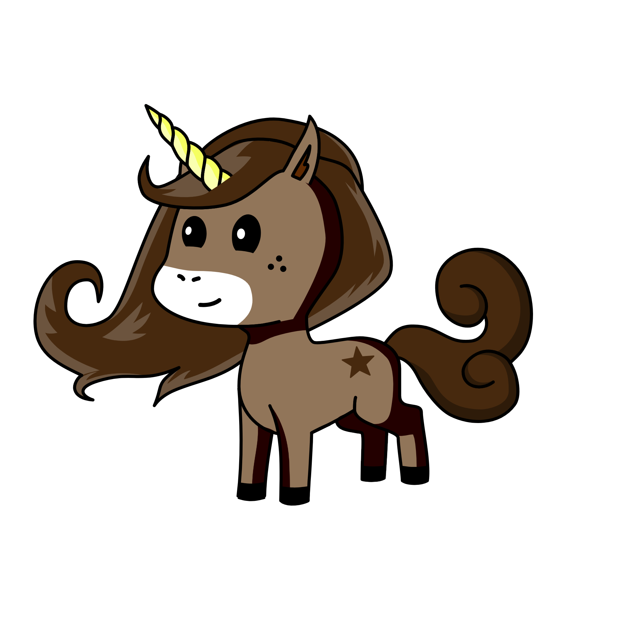 Choc Chip, the unicorn