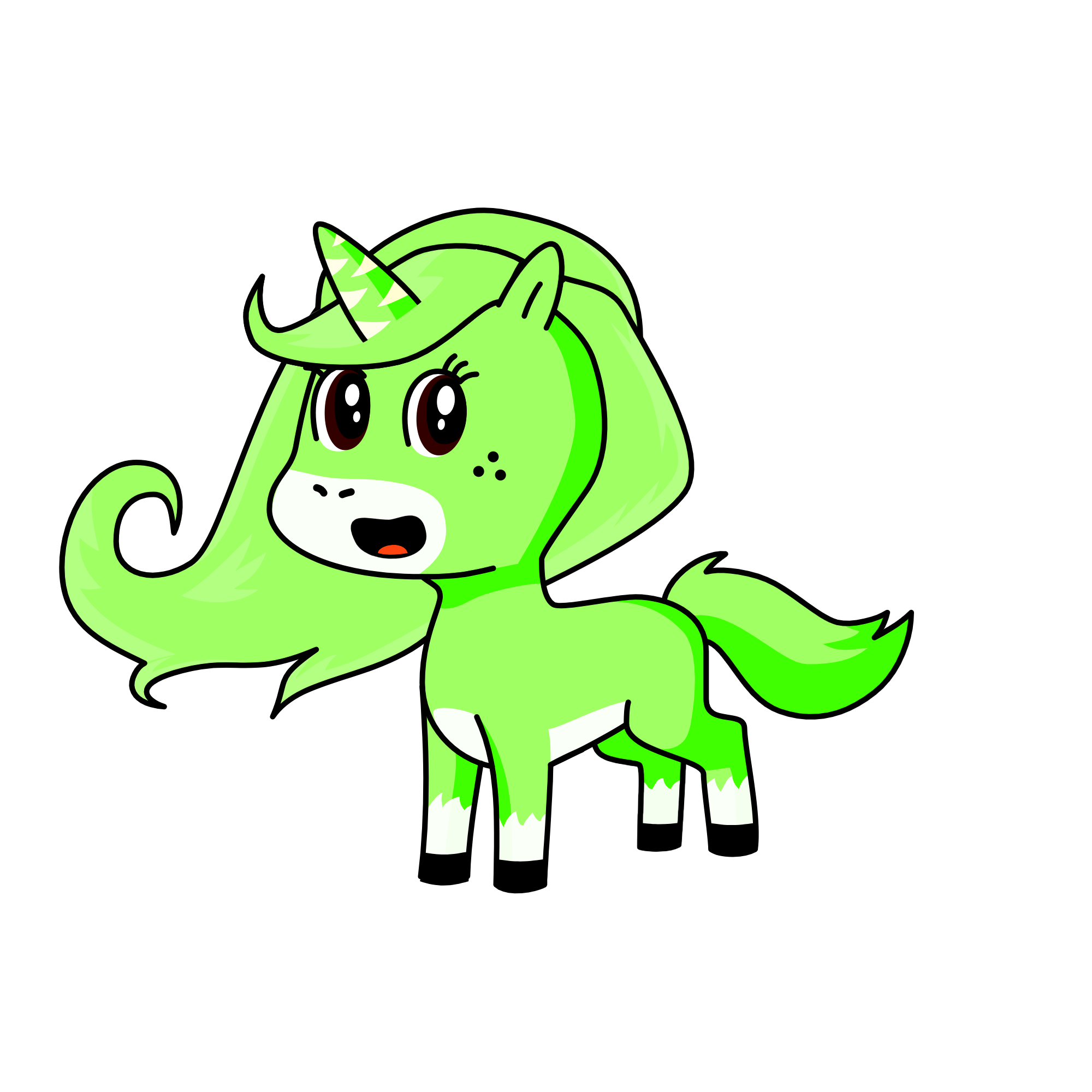 verde, the unicorn
