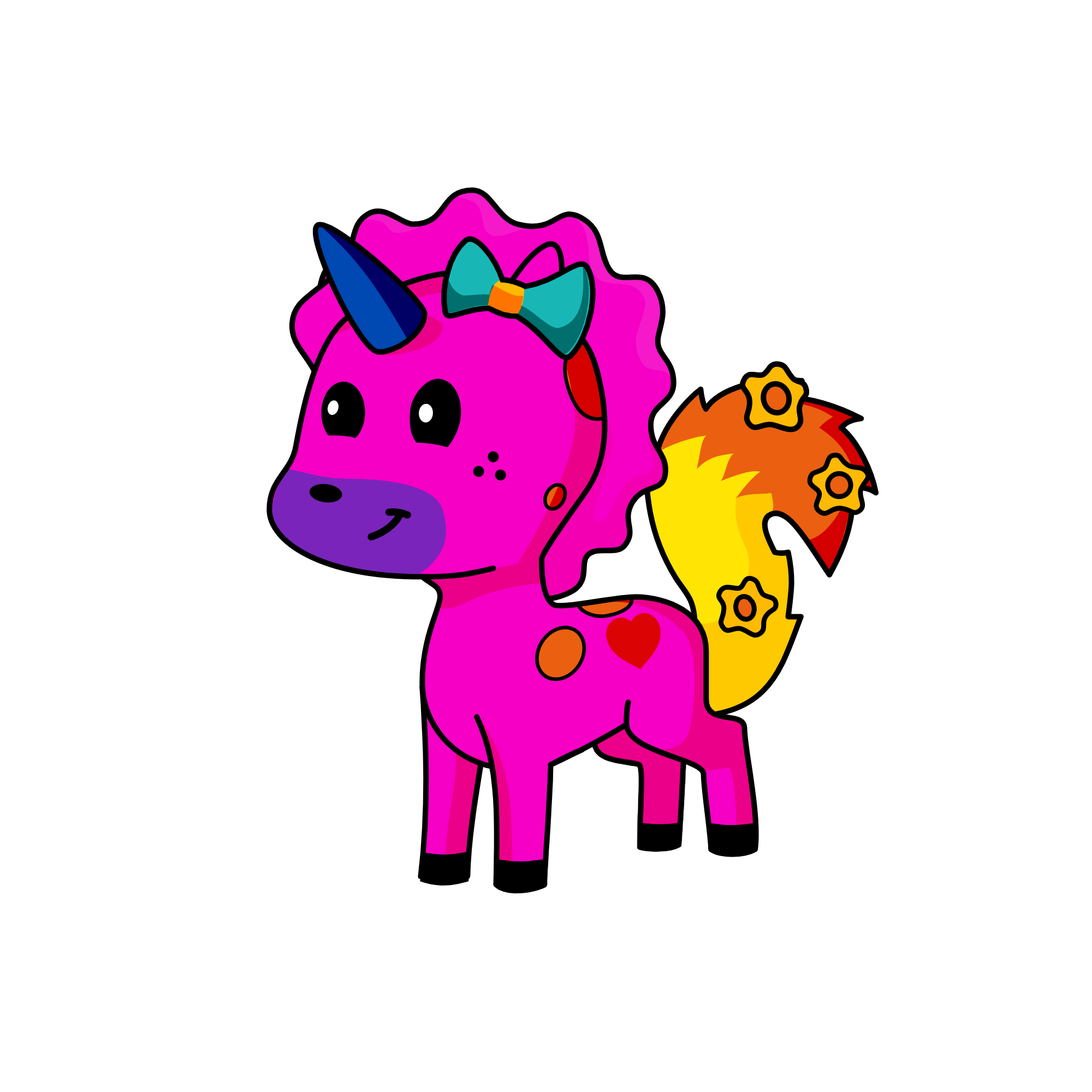 Daddy, the unicorn