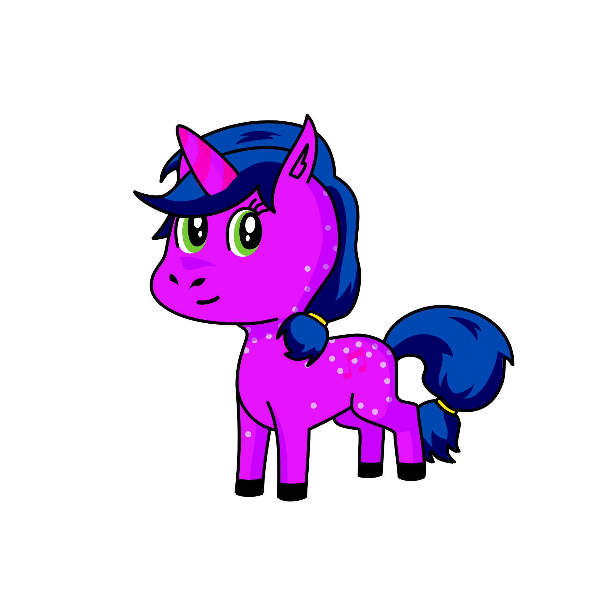 Princess Pink music ton ^_^, the unicorn