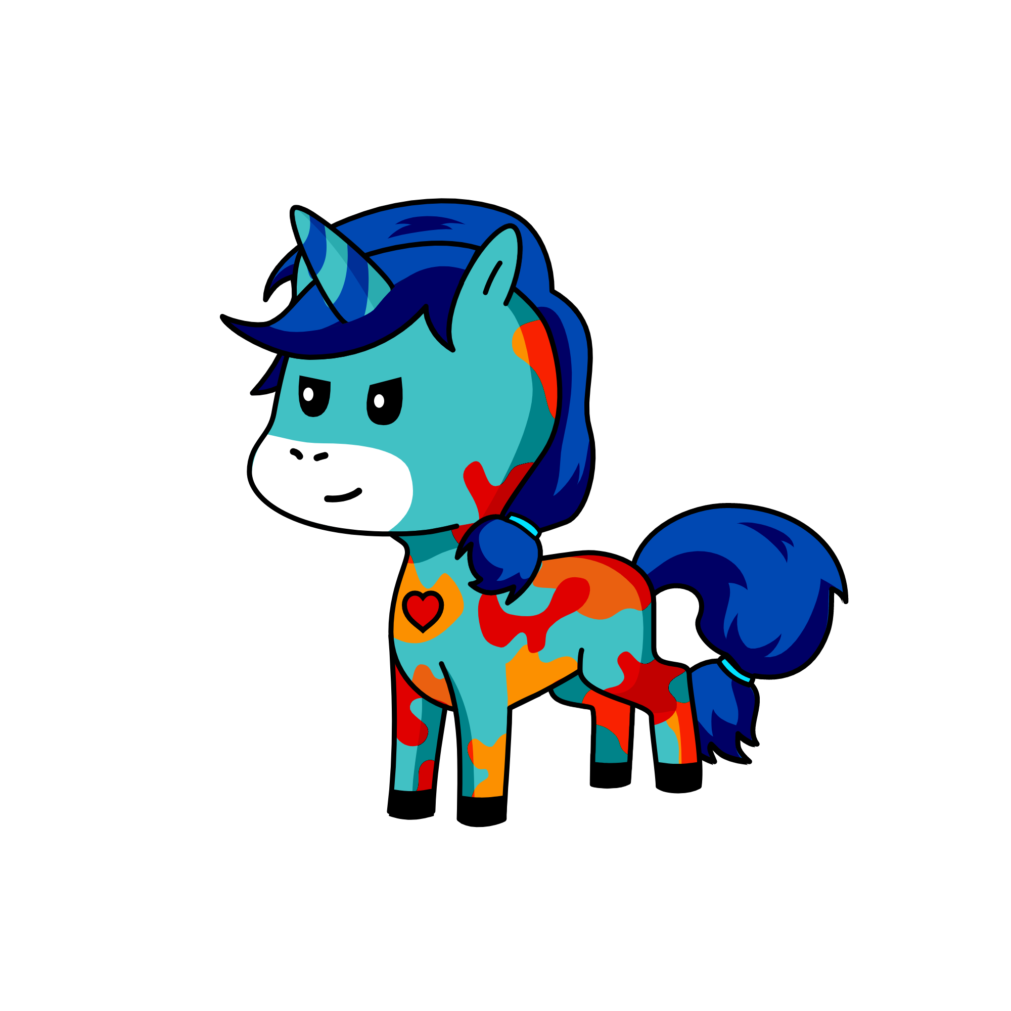 coBlue, the unicorn