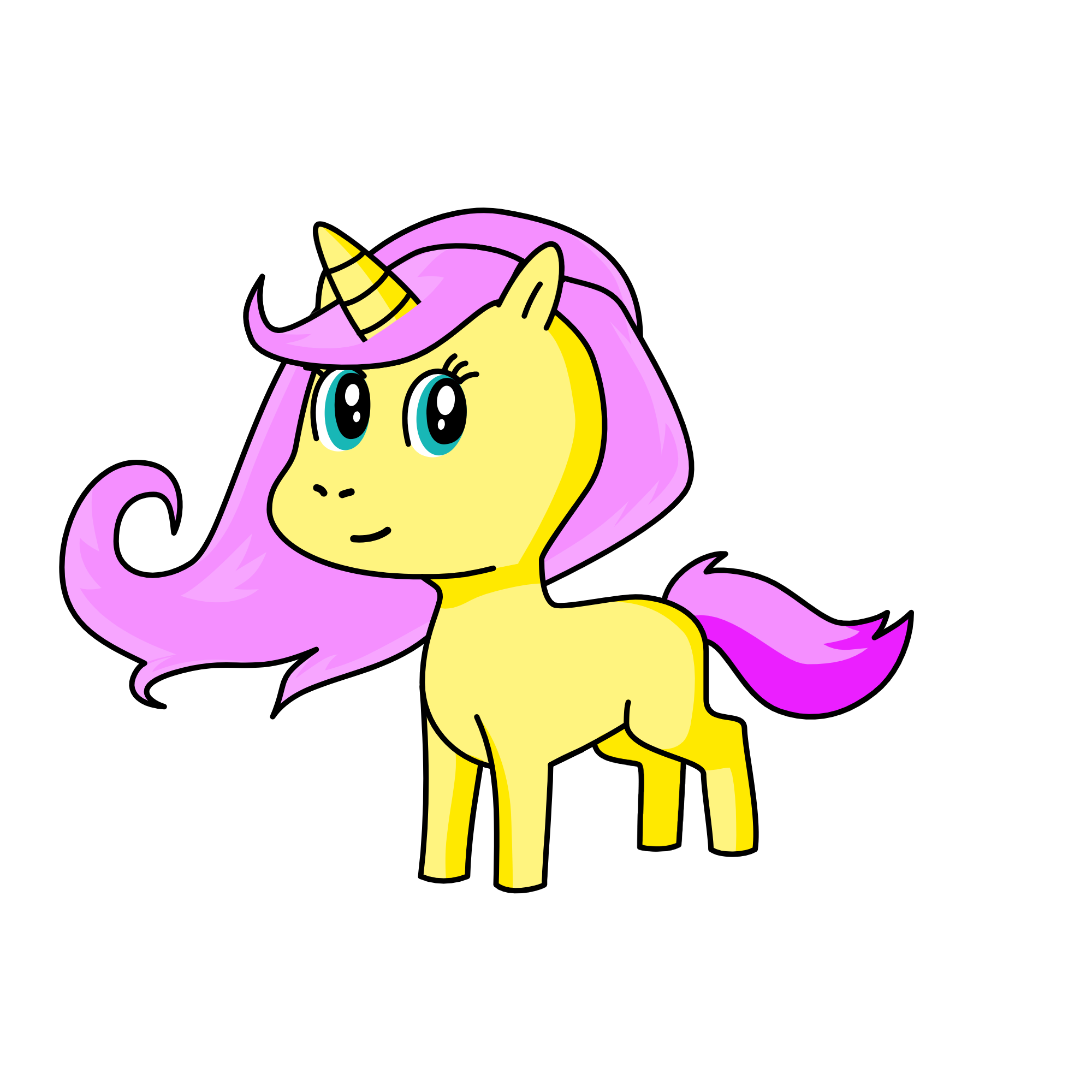 Fluttershy, the unicorn