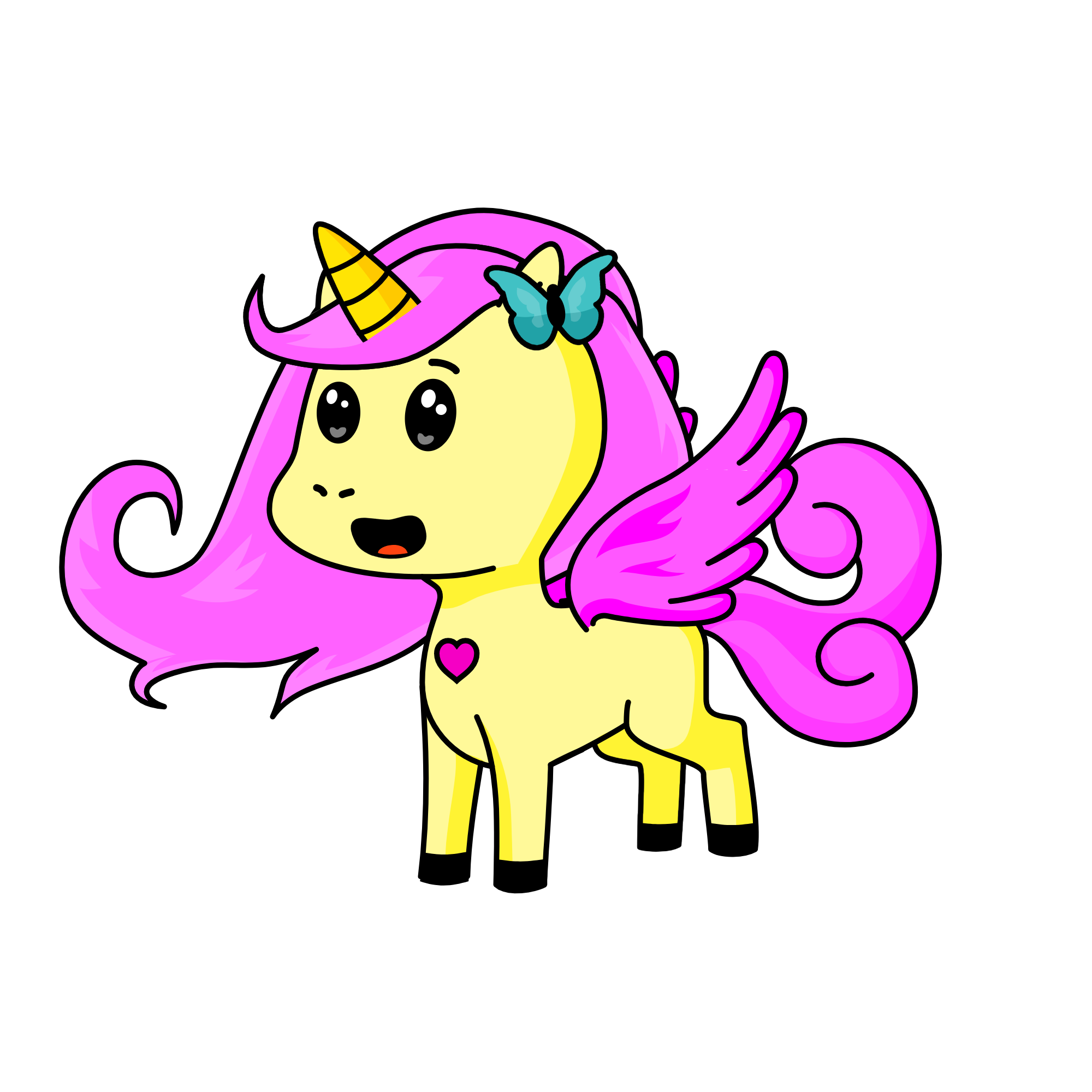 mina, the unicorn