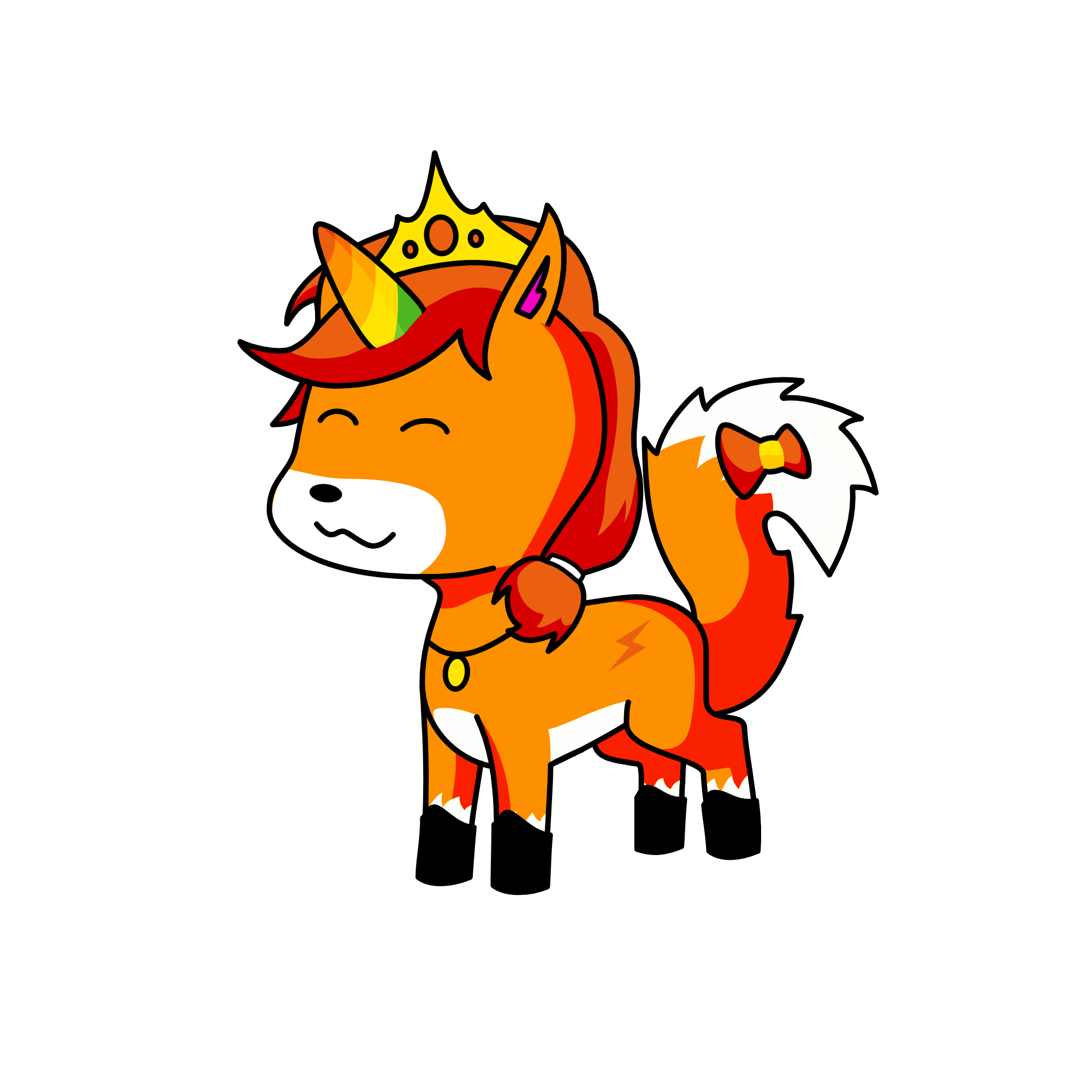 Foxycorn , the unicorn