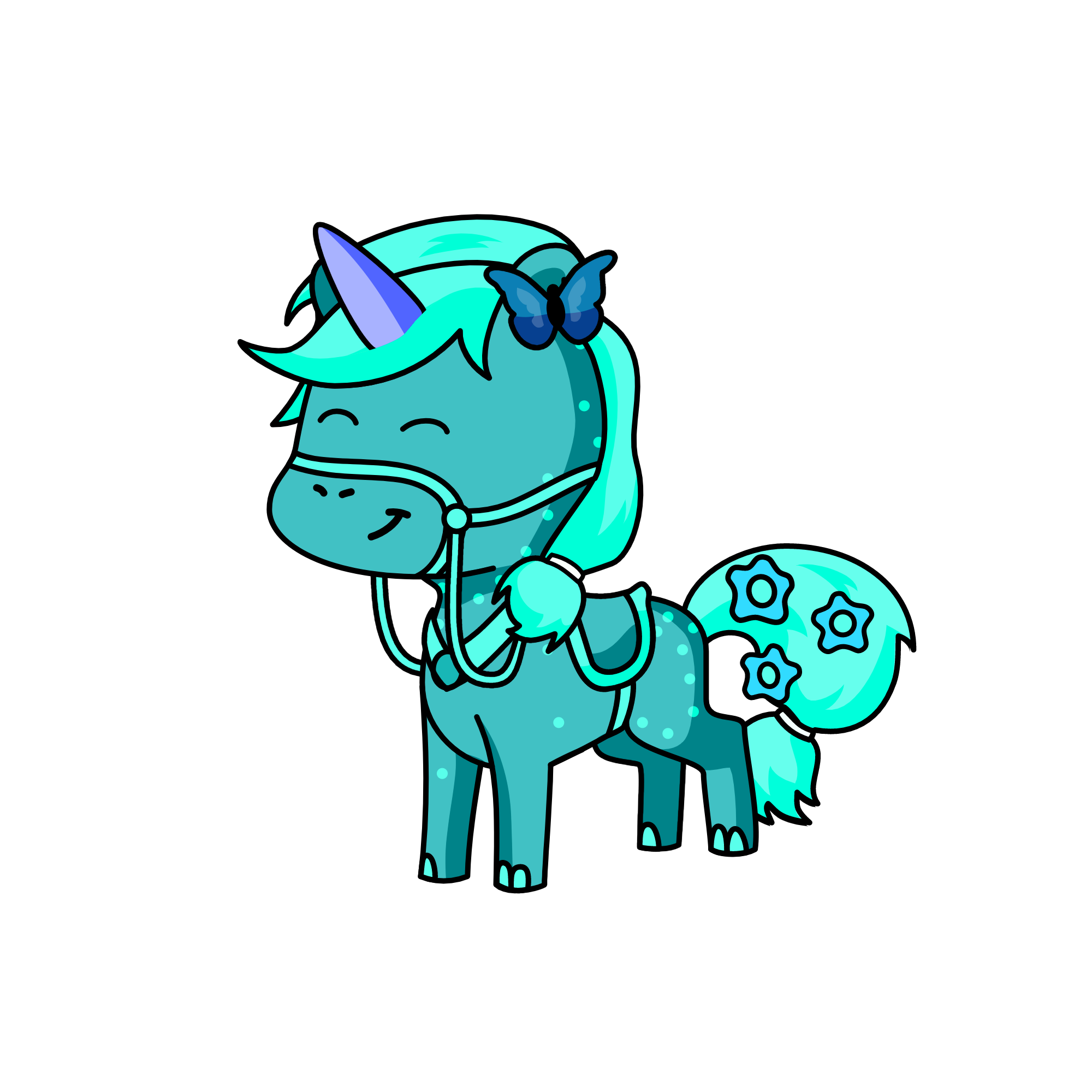Bluebell, the unicorn