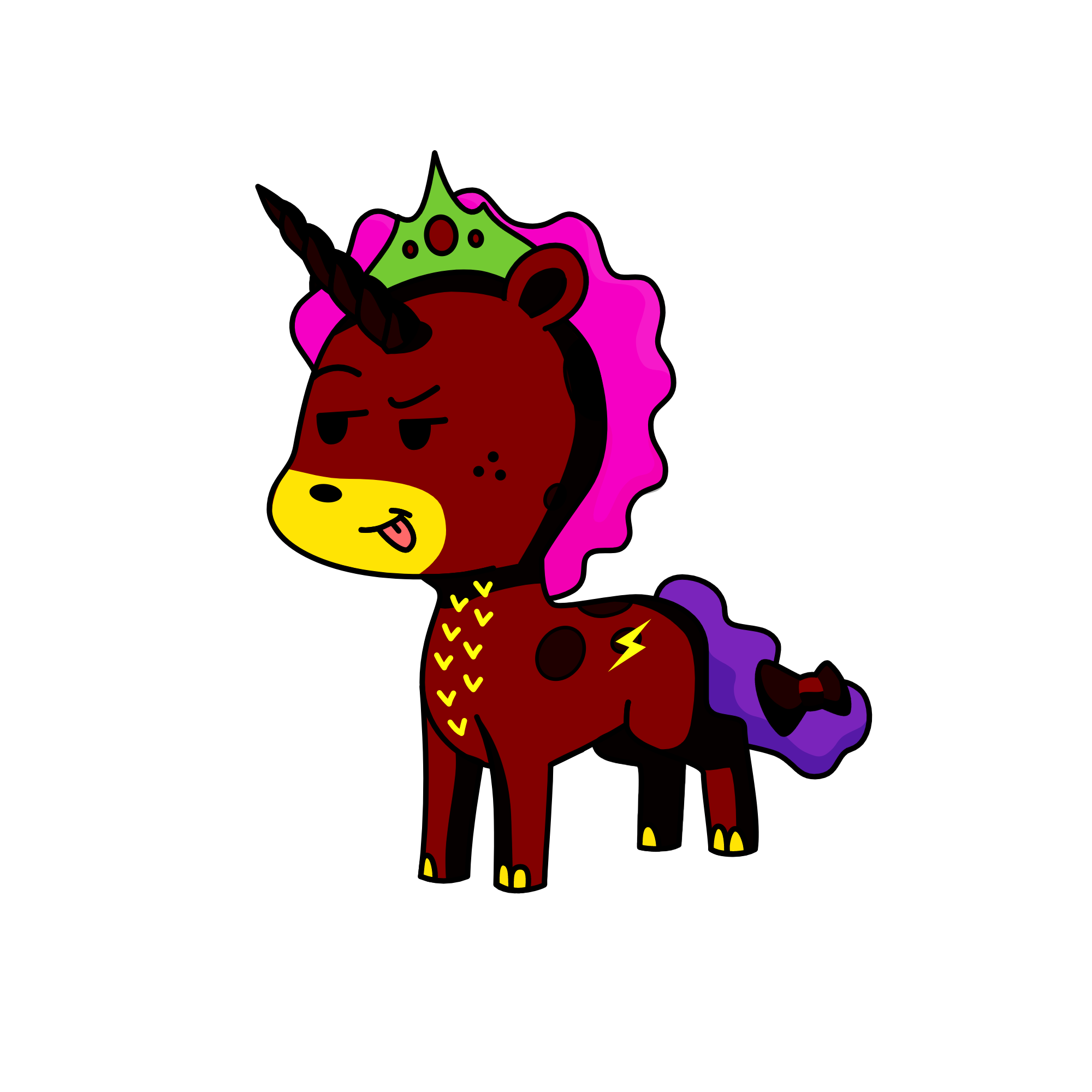 Dark Shadow, the unicorn