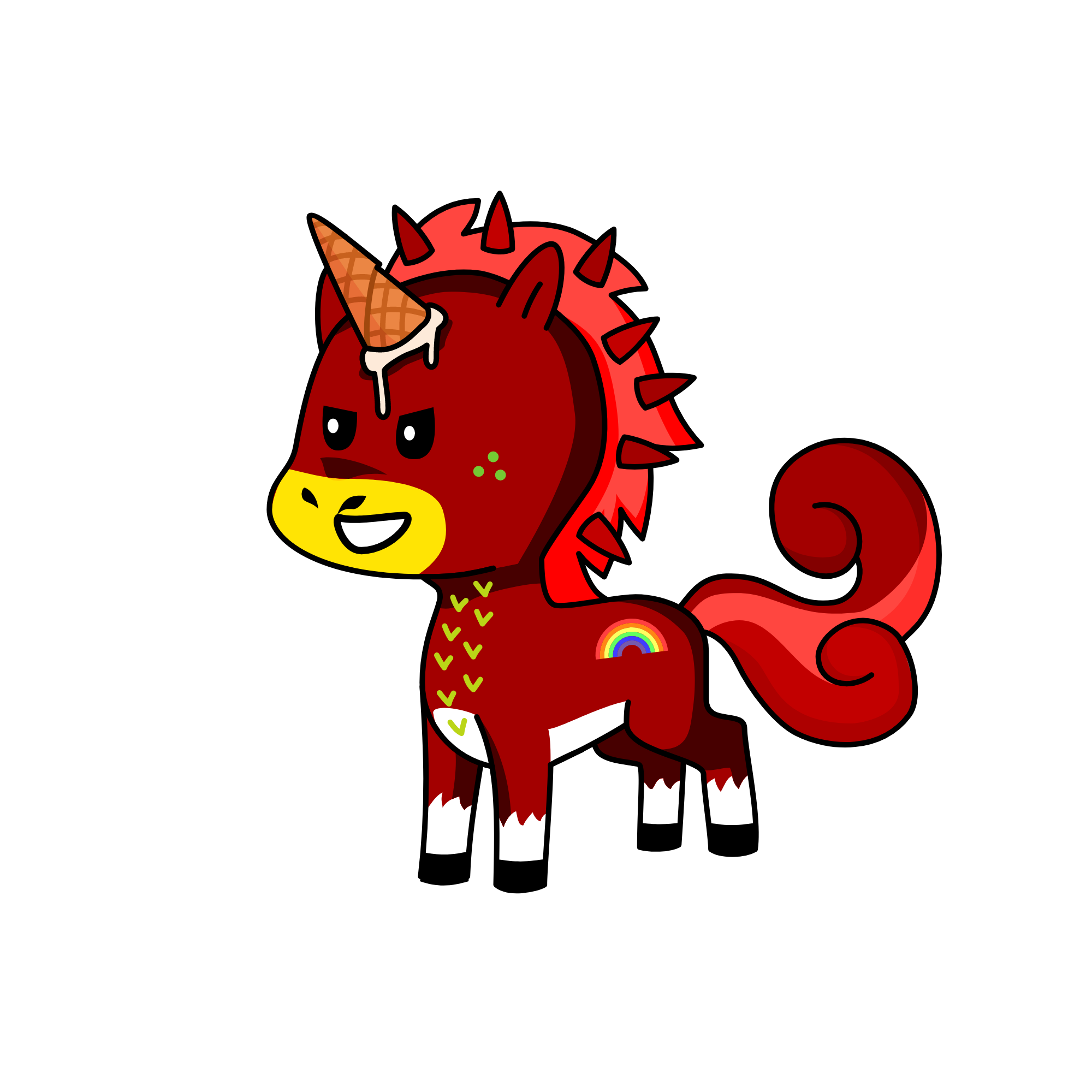 banana fire fire fire fire bana, the unicorn