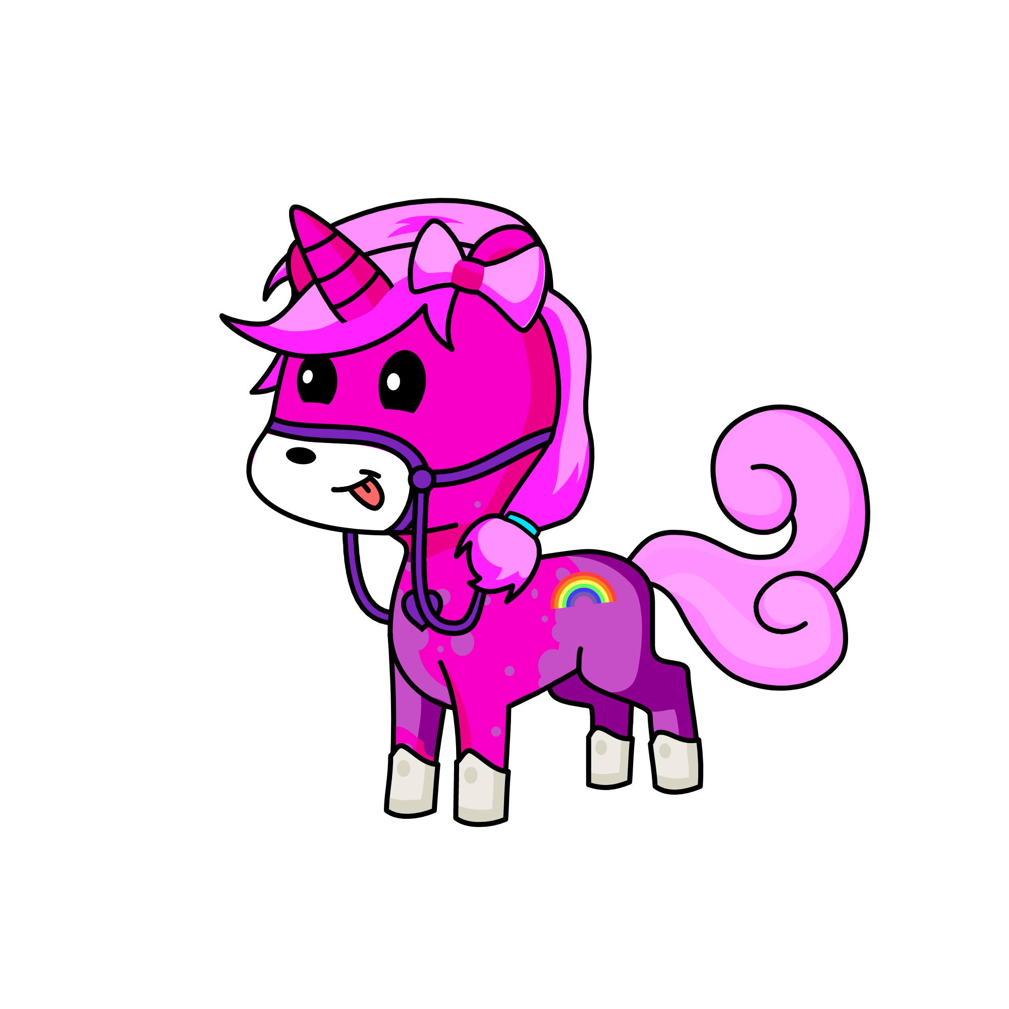 Pinge, the unicorn