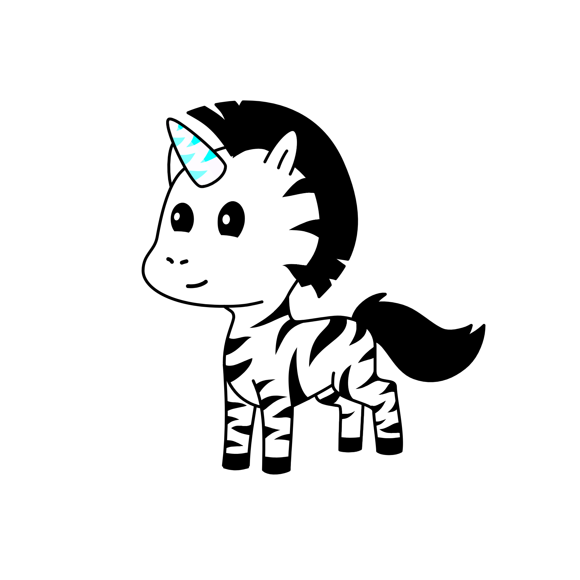 Zebra, the unicorn