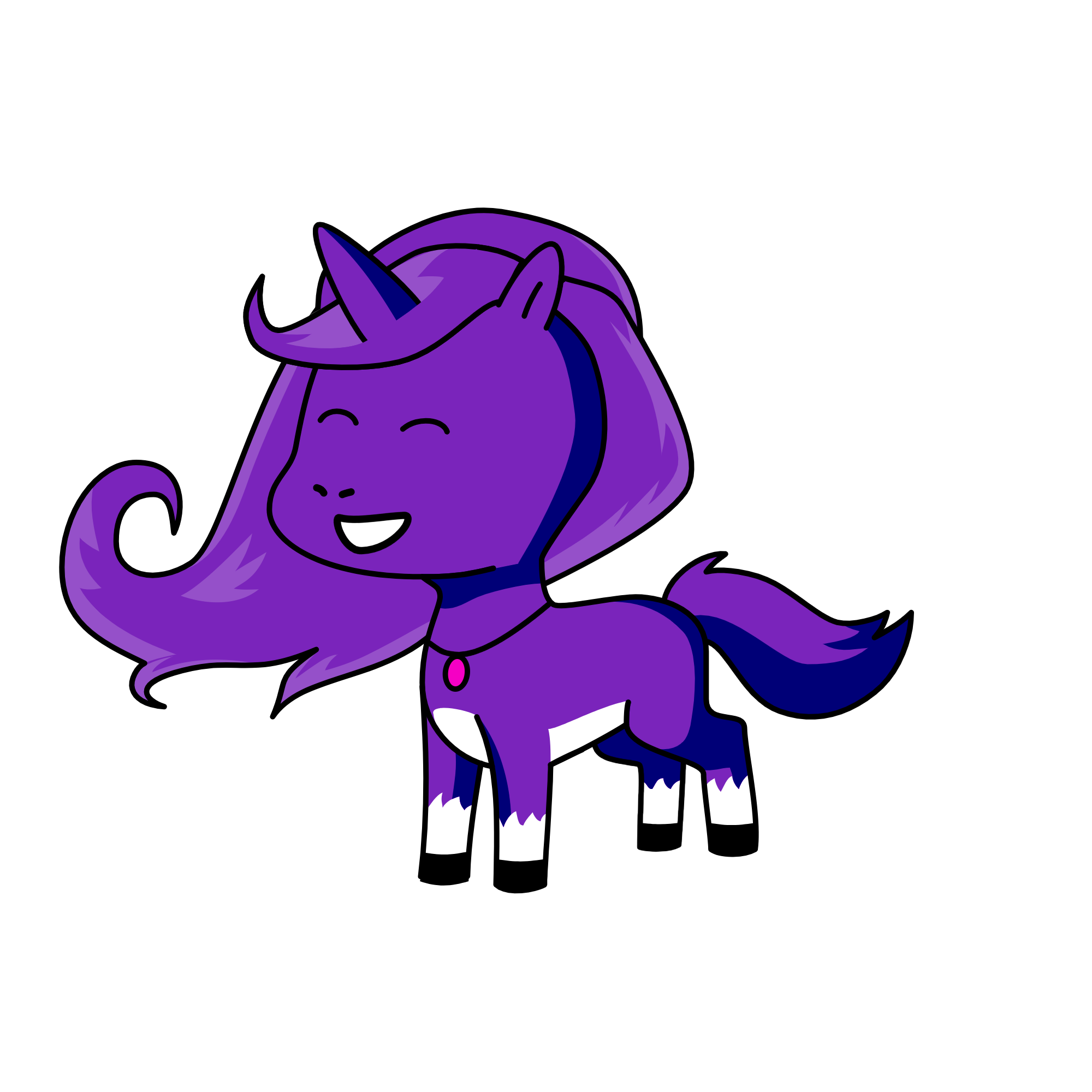 Lila+Ena, the unicorn