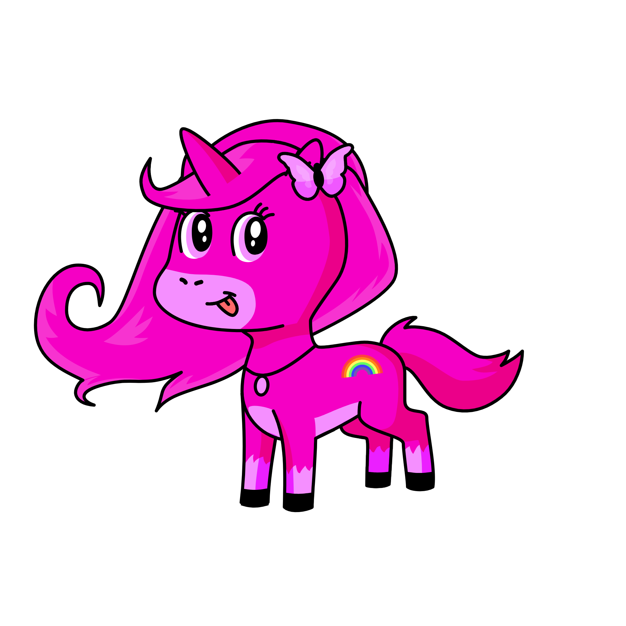 Janet, the unicorn