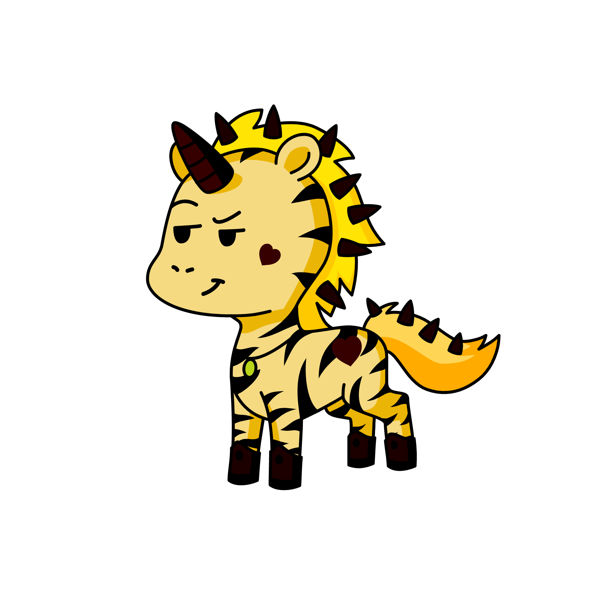 chatnoir/adrien, the unicorn