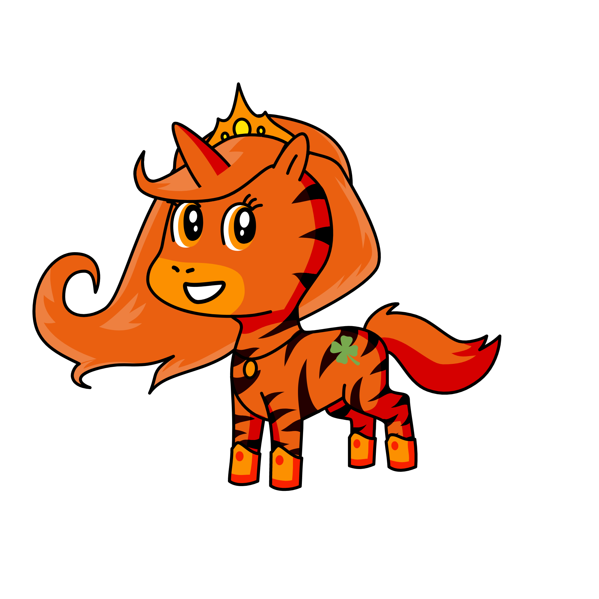 Tiger Queen, the unicorn