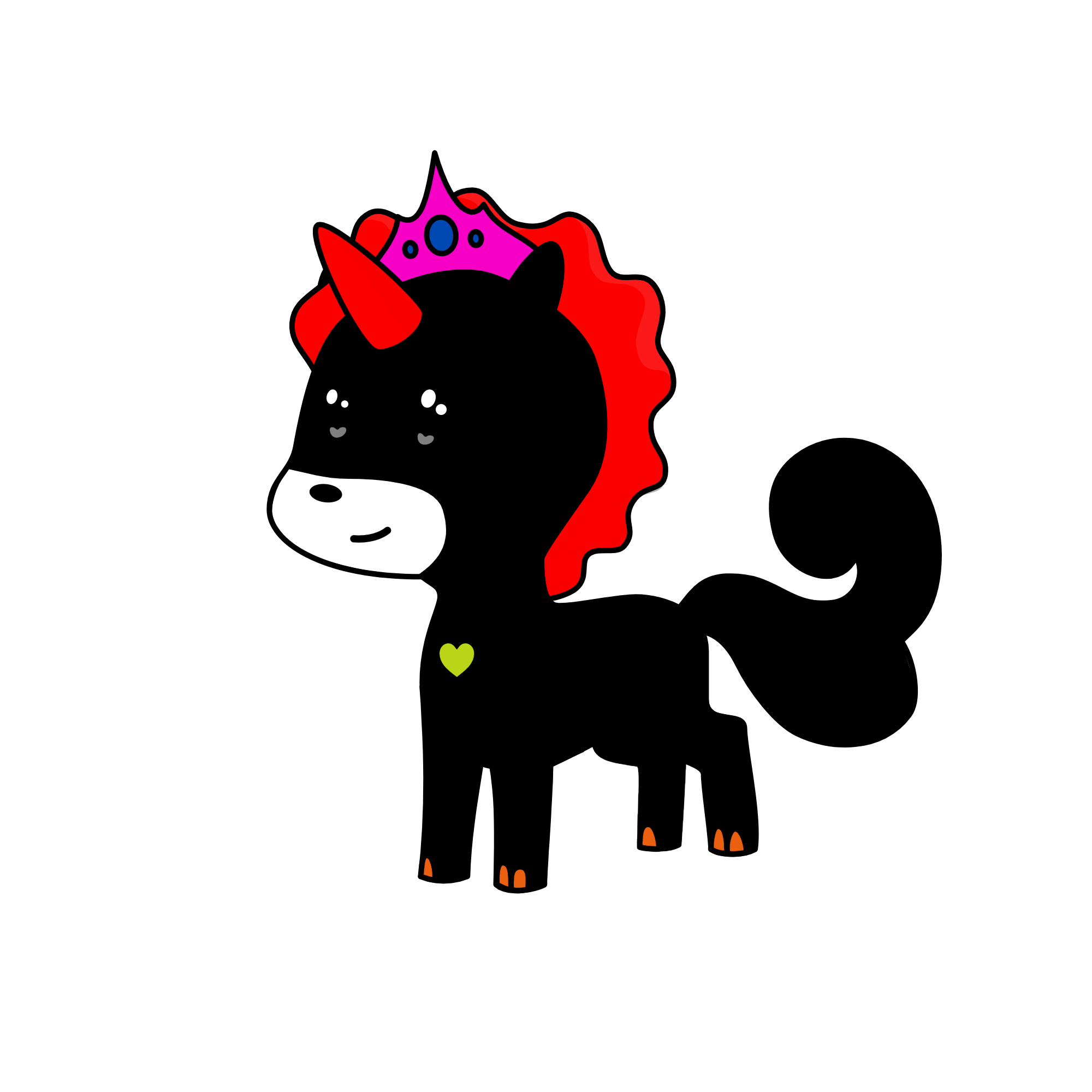 Malin, the unicorn