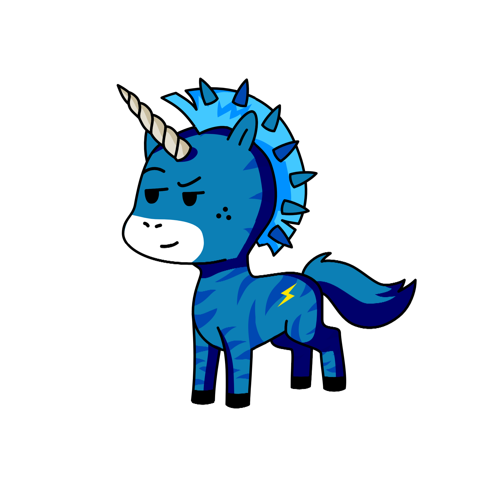 Ricki, the unicorn