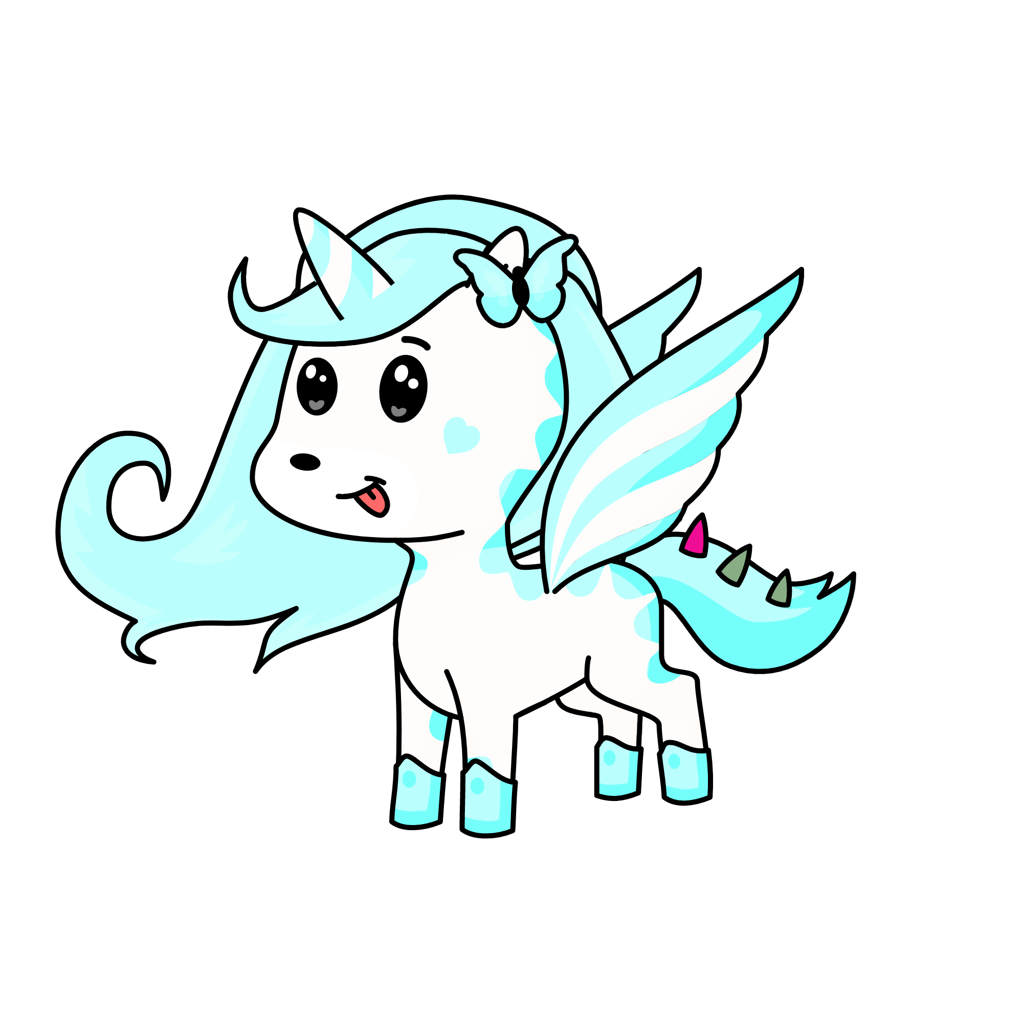 ,x,x,,, the unicorn