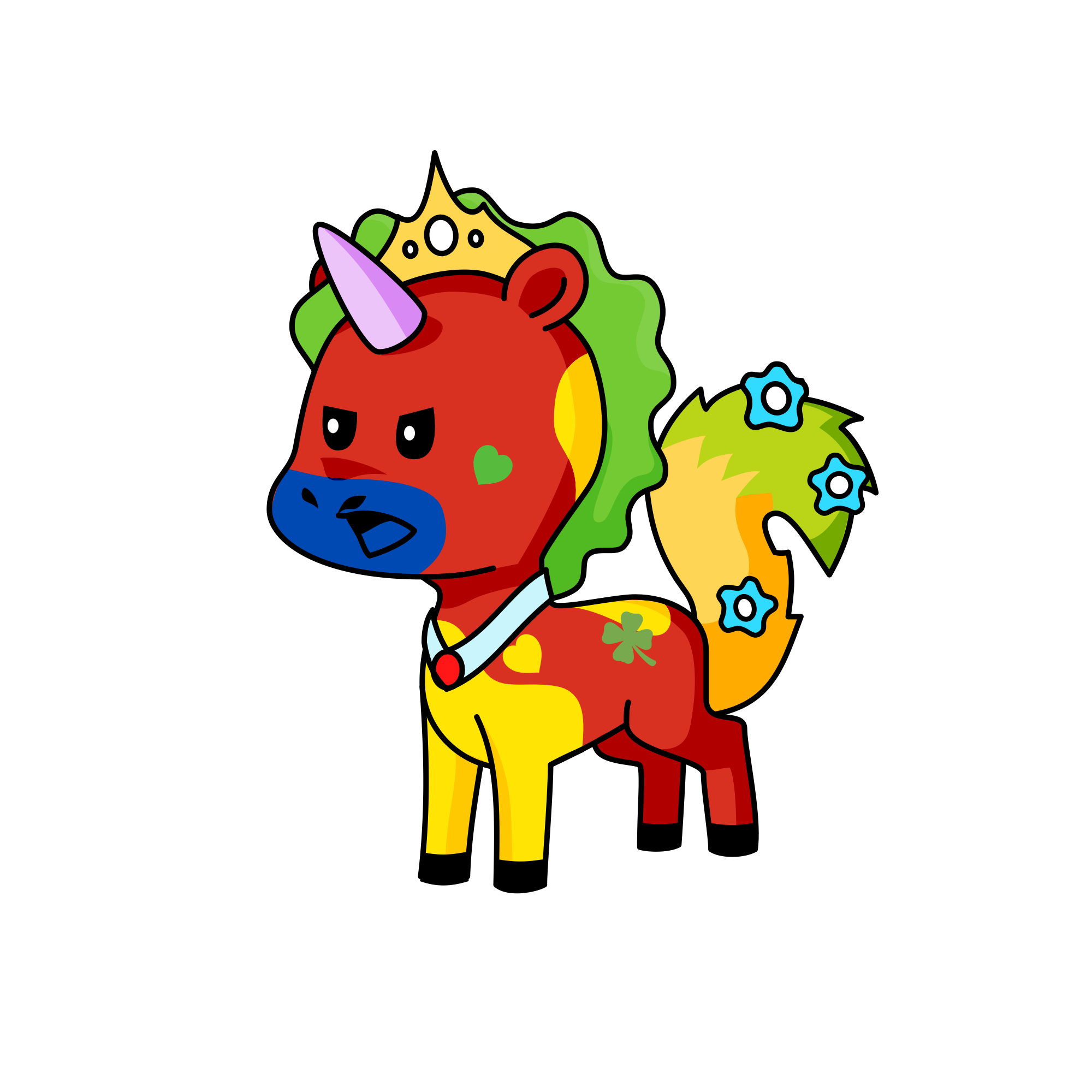 12345678910, the unicorn