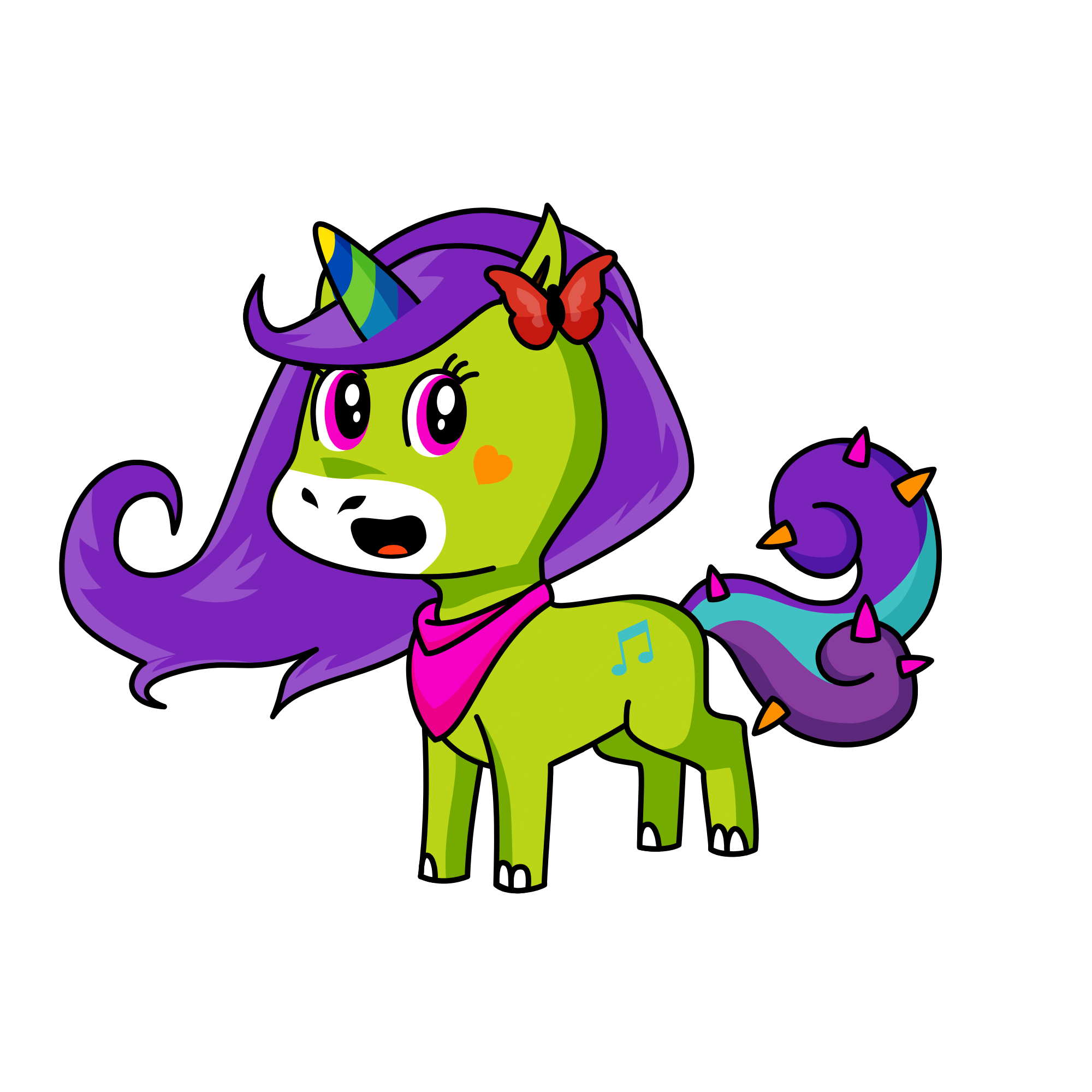 Lupita, the unicorn