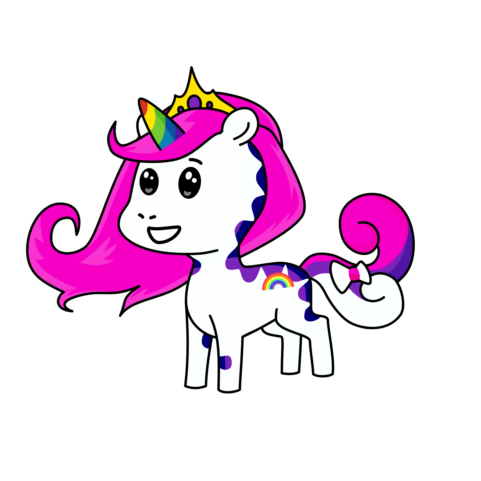 Arcoiris, the unicorn