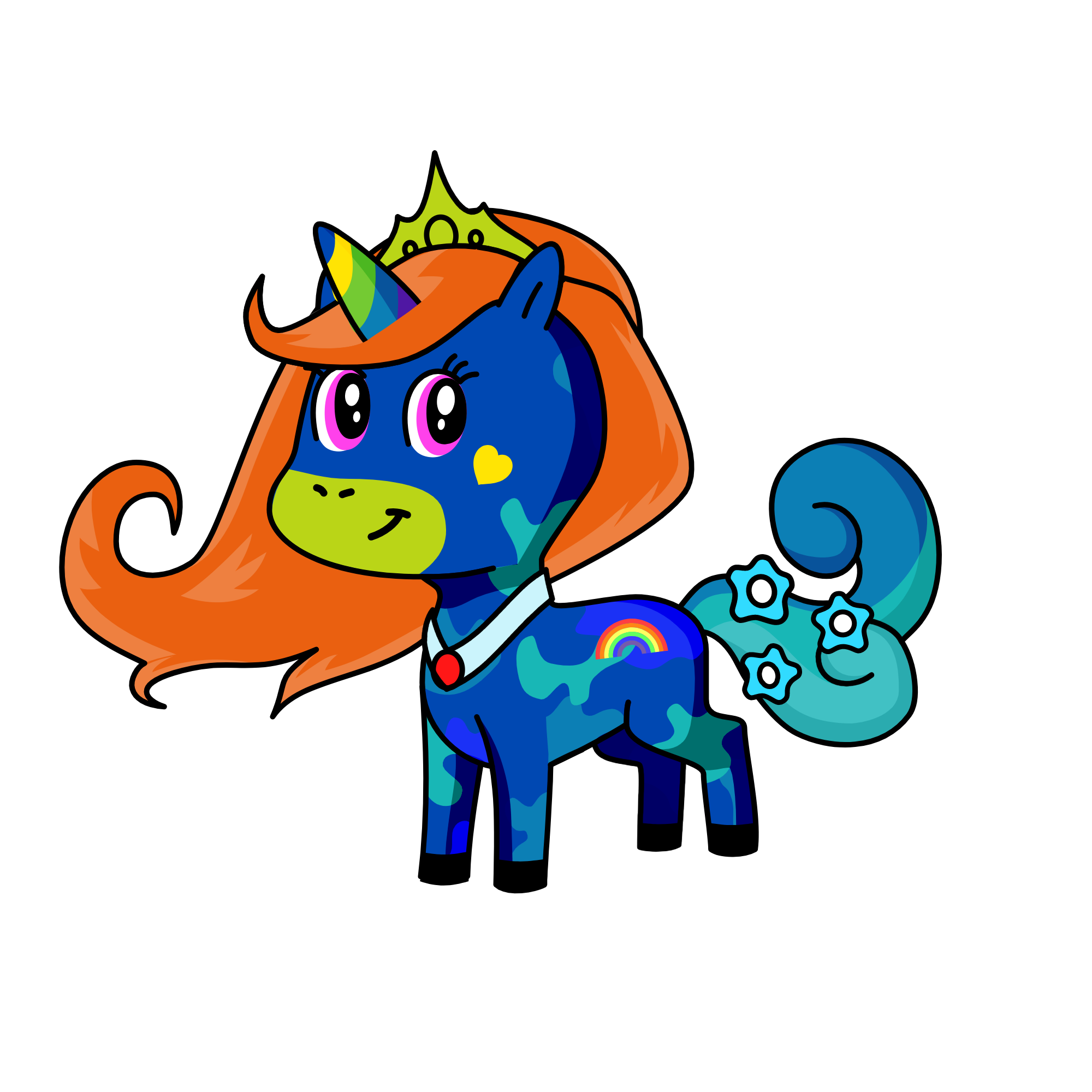Princess Cutie, the unicorn