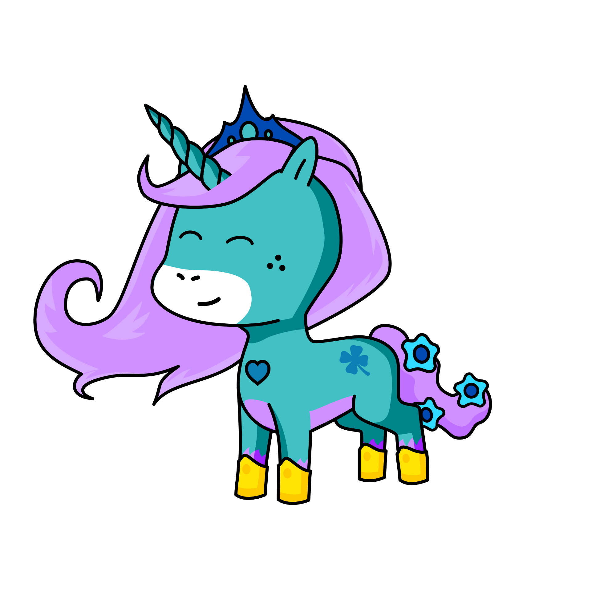 Princess neon ice Unicorn ChannelYT, the unicorn