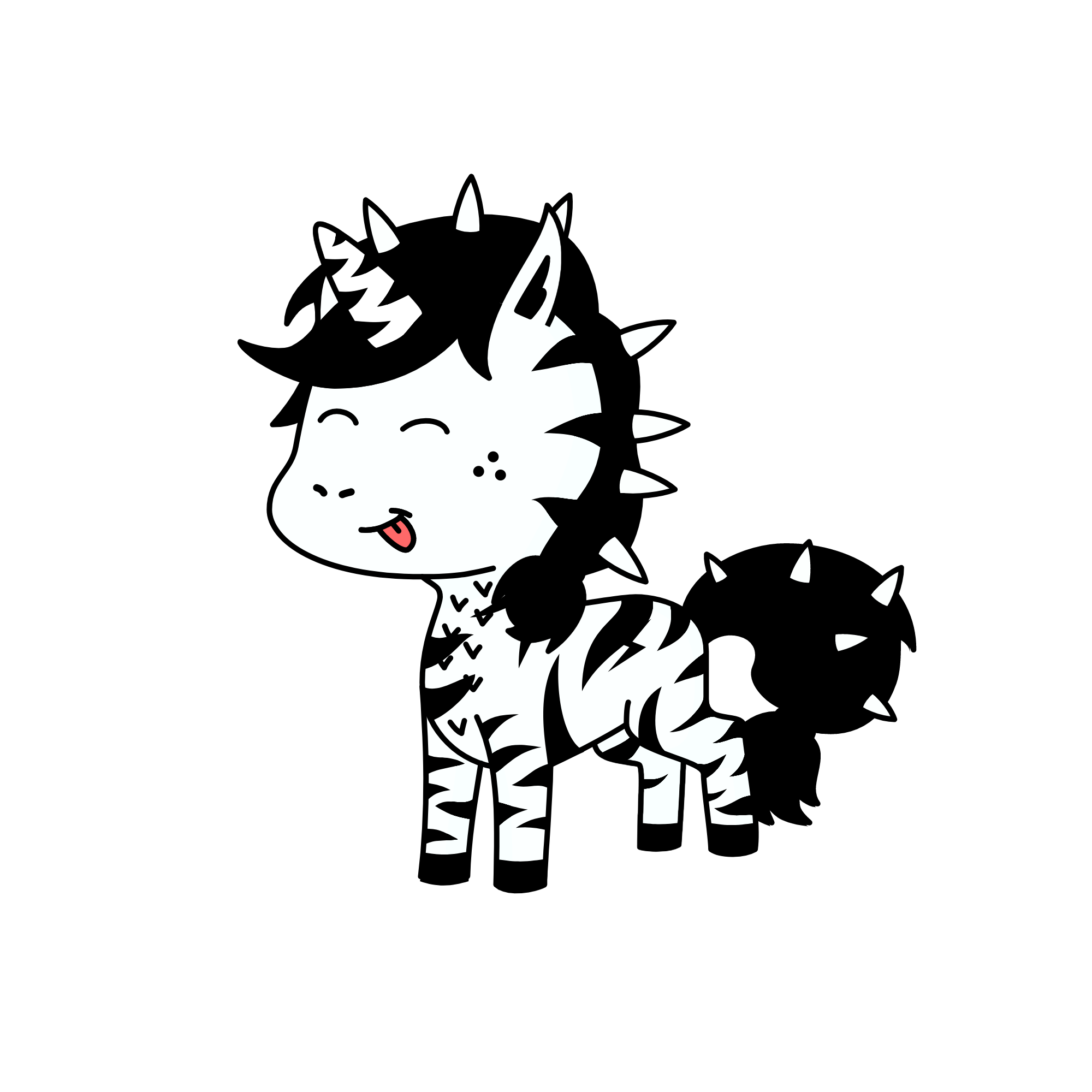 Ze Ze Zebra, the unicorn