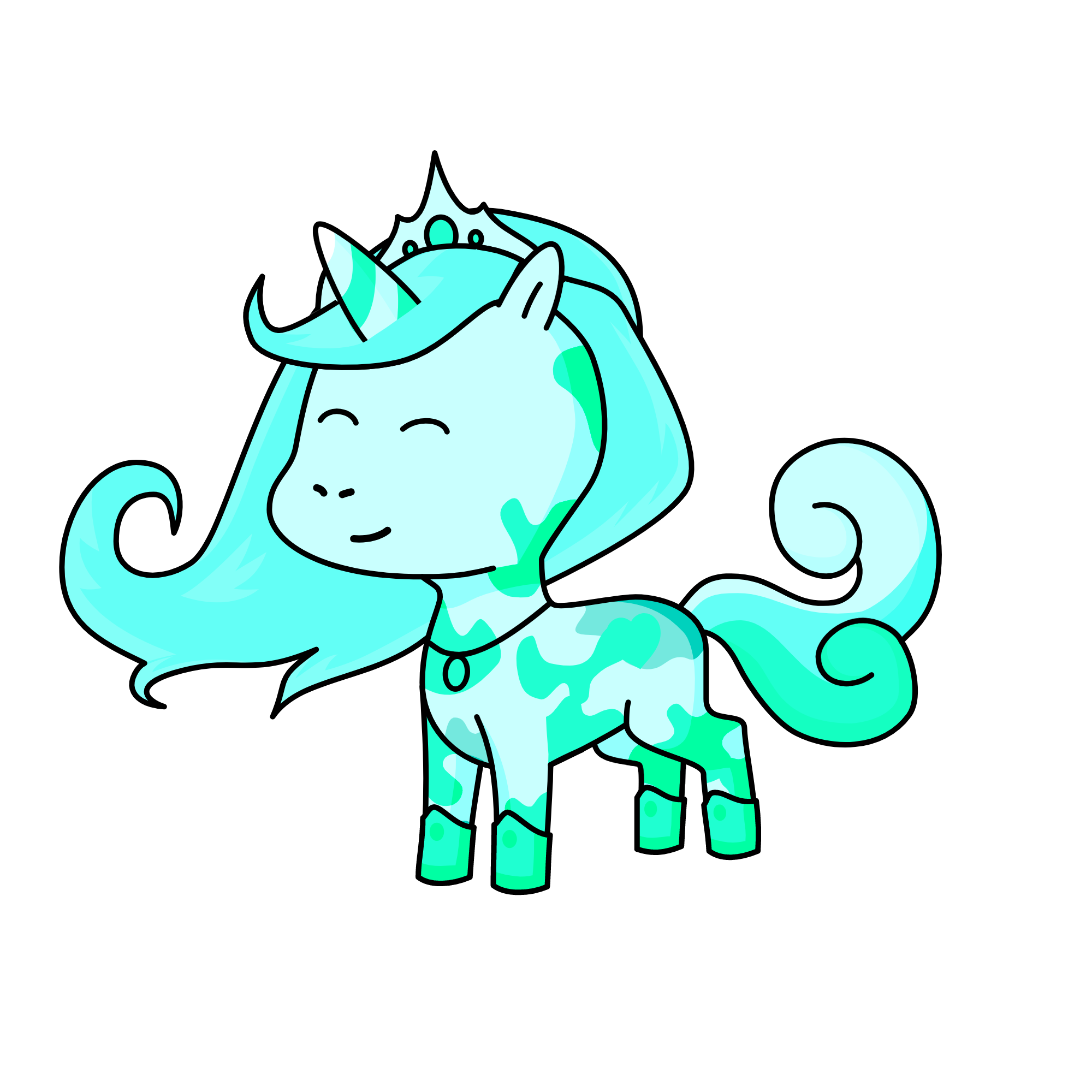 Aqua, the unicorn