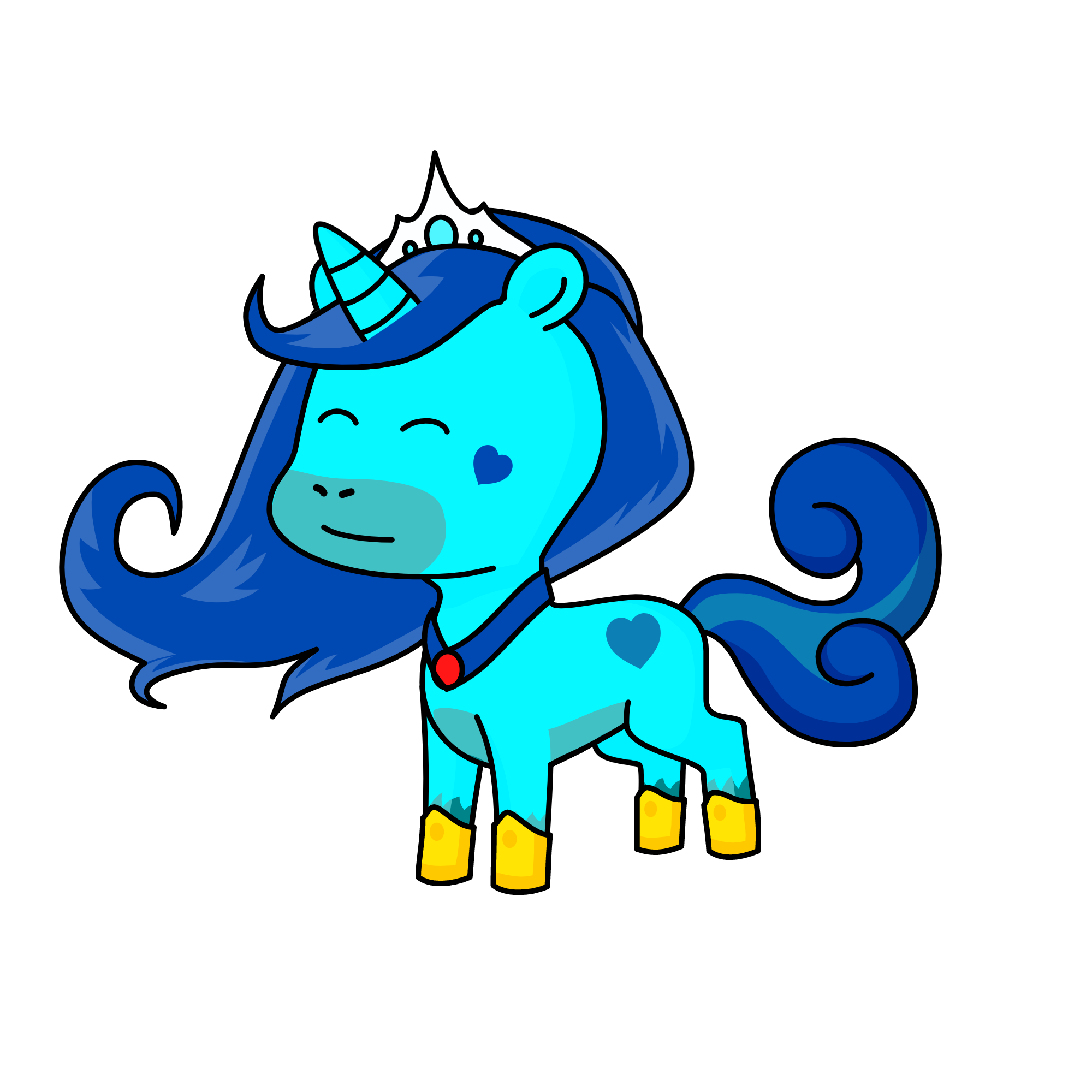 Princess Iceie, the unicorn
