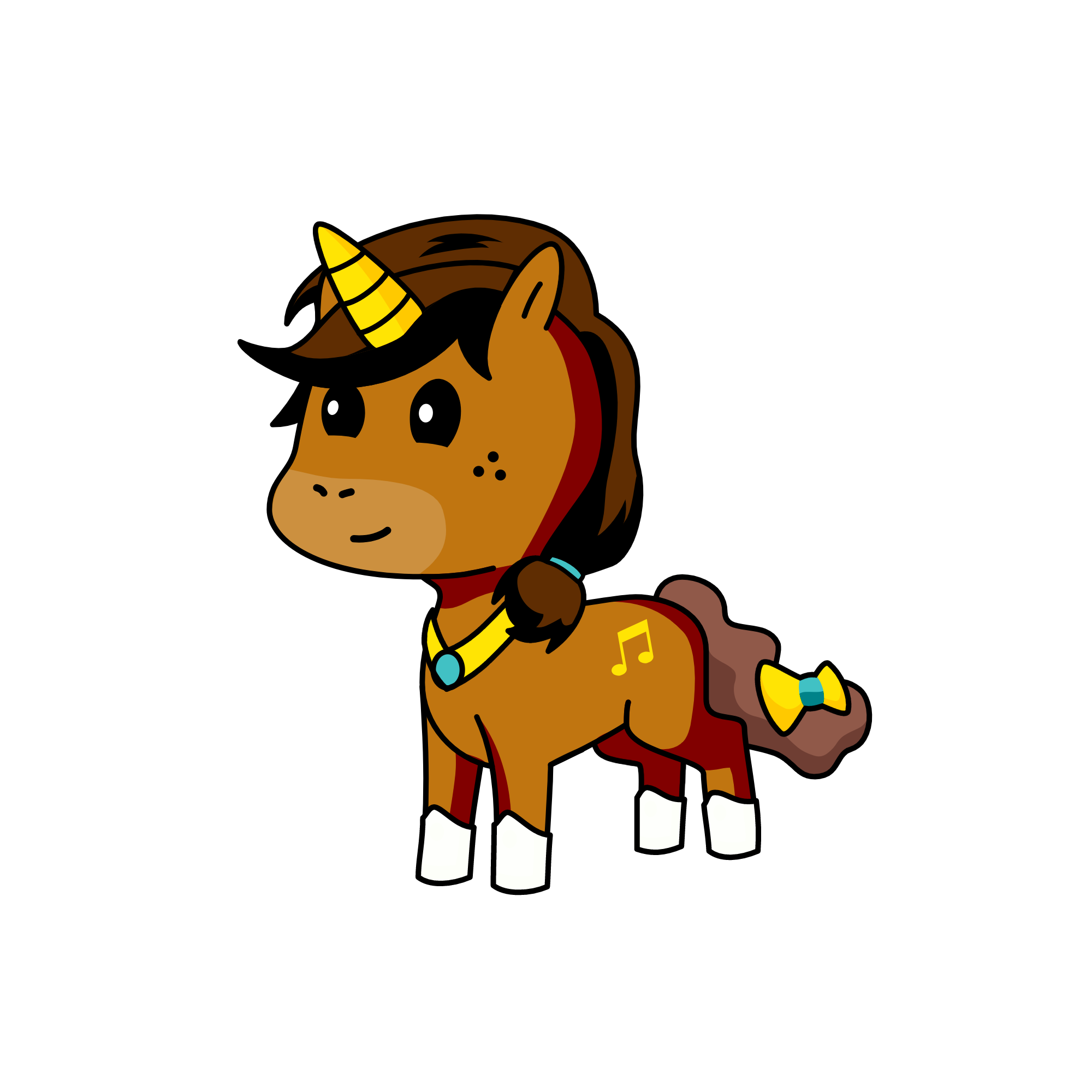 Tunes, the unicorn
