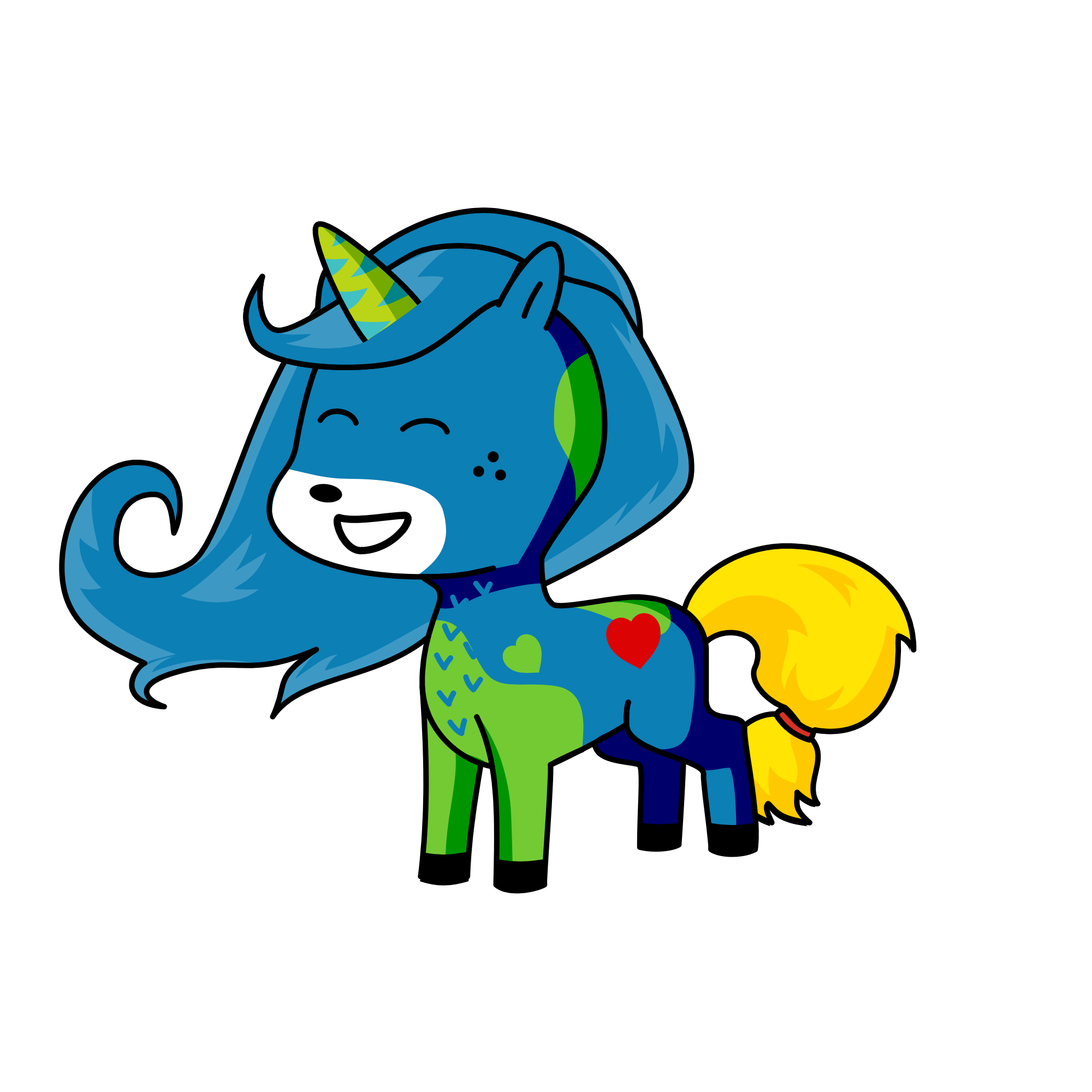 Yeyueue, the unicorn