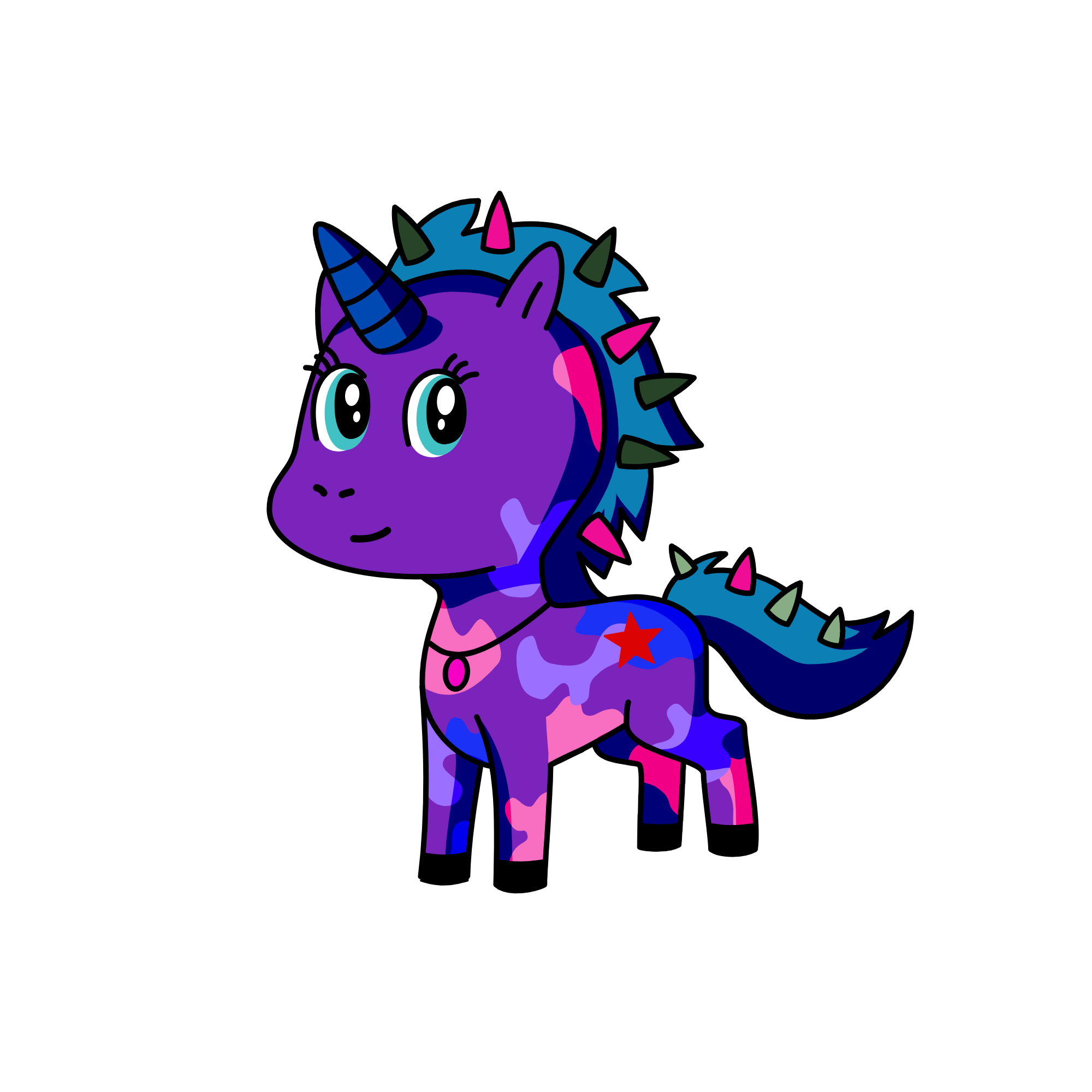 Nightfall, the unicorn