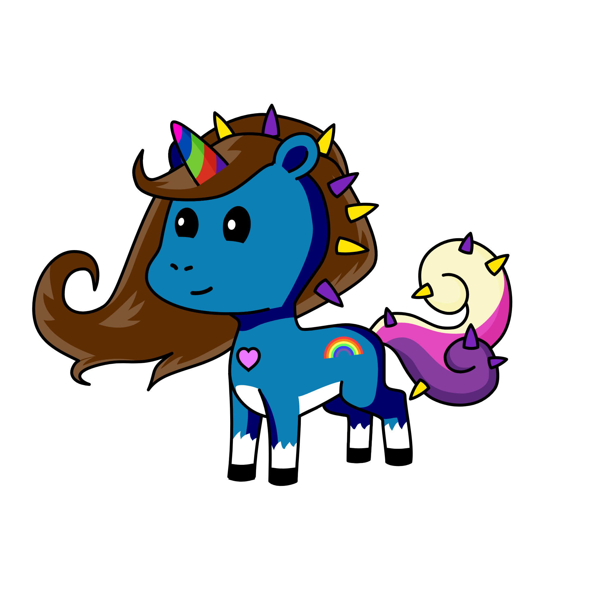 b, the unicorn