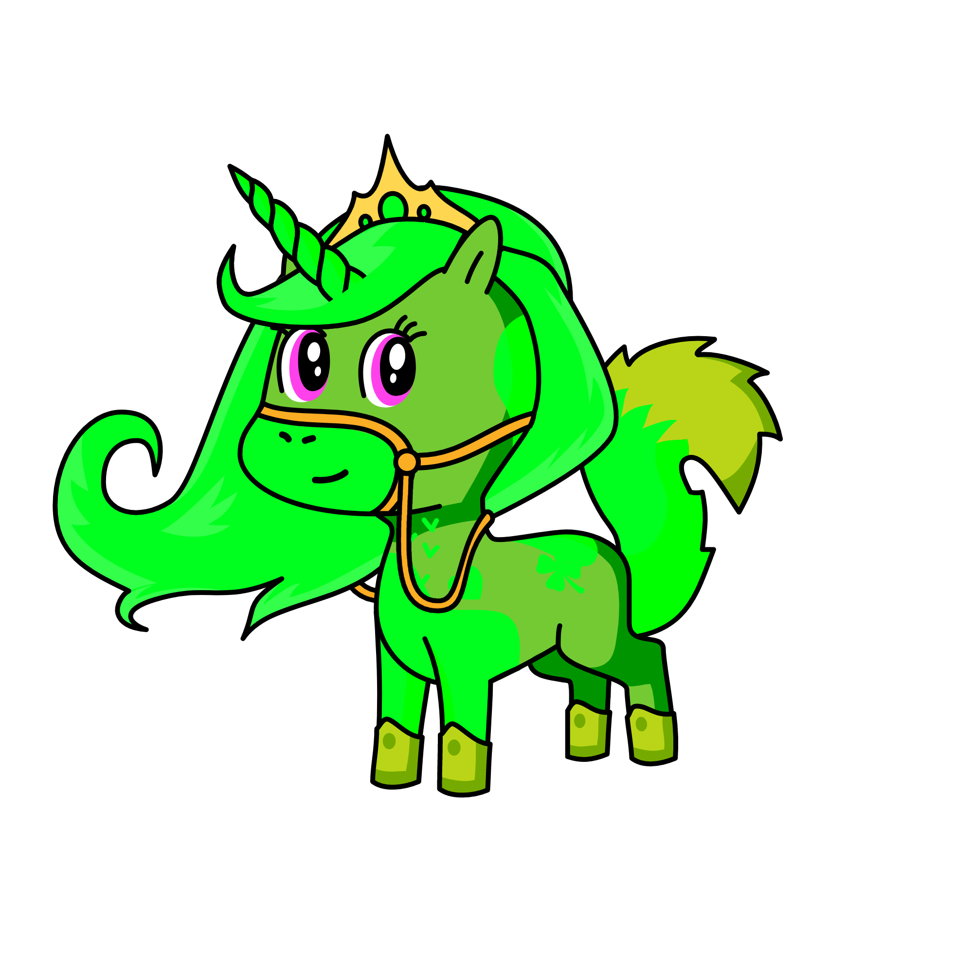 princesa trevo☘☘🍀, the unicorn