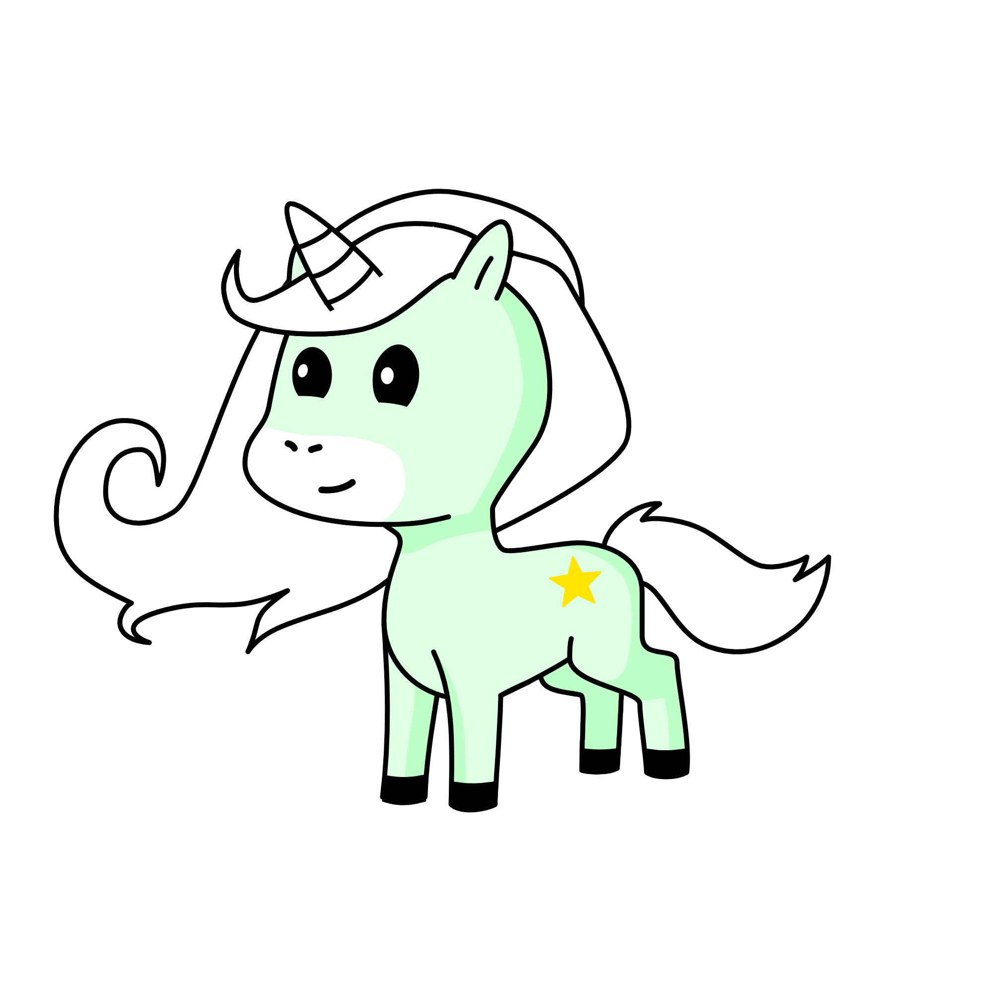 moon, the unicorn
