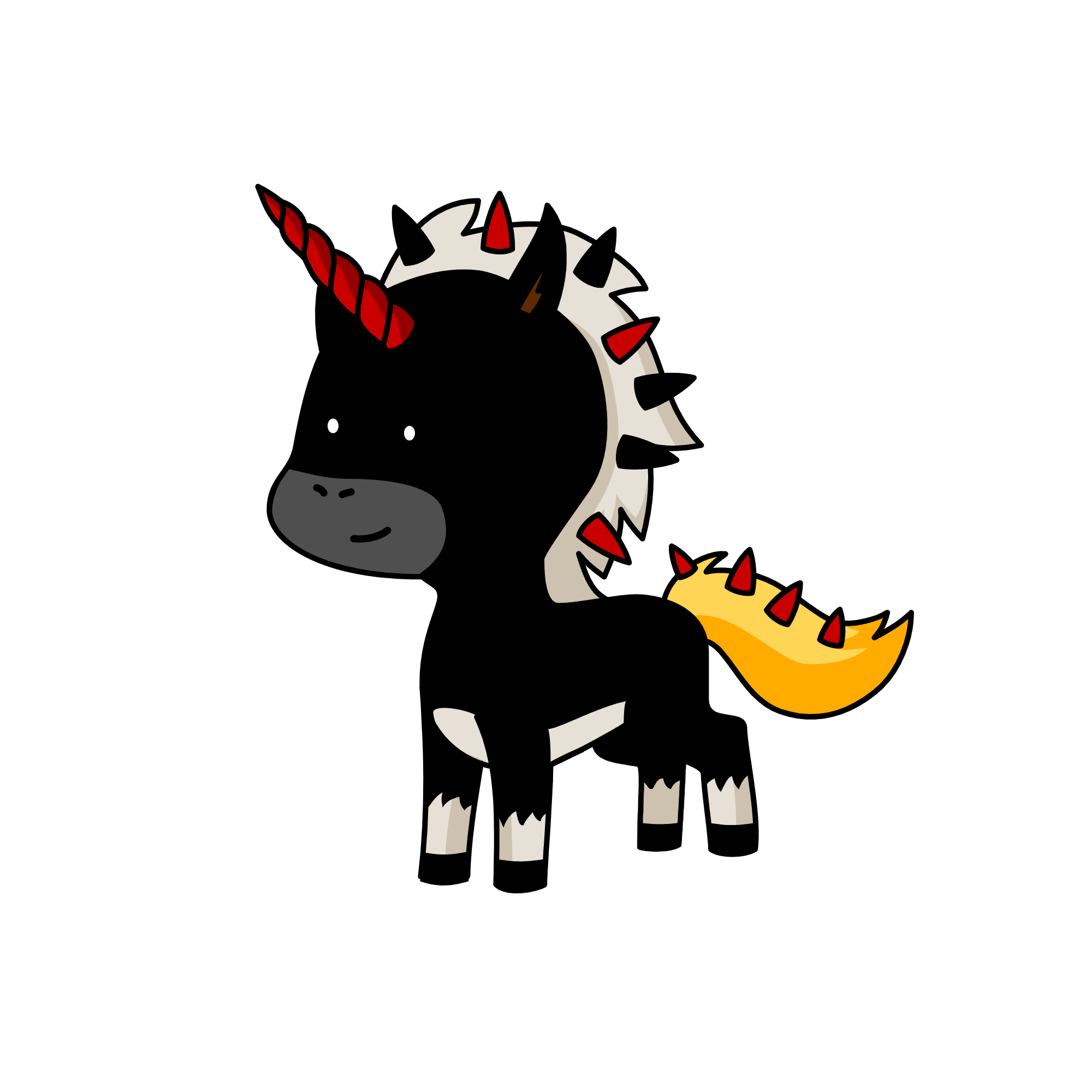 demon, the unicorn