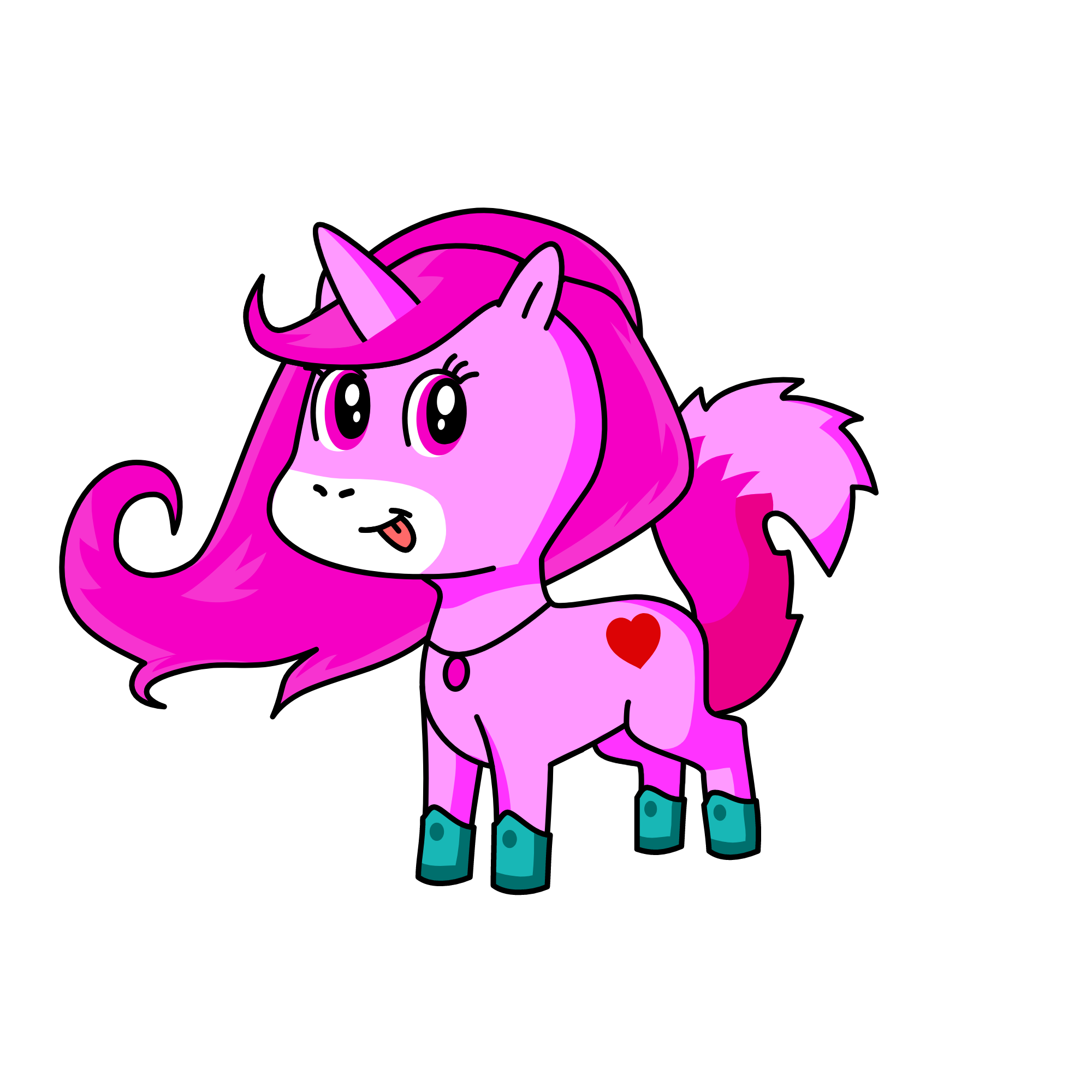 Pinkie Pie, the unicorn