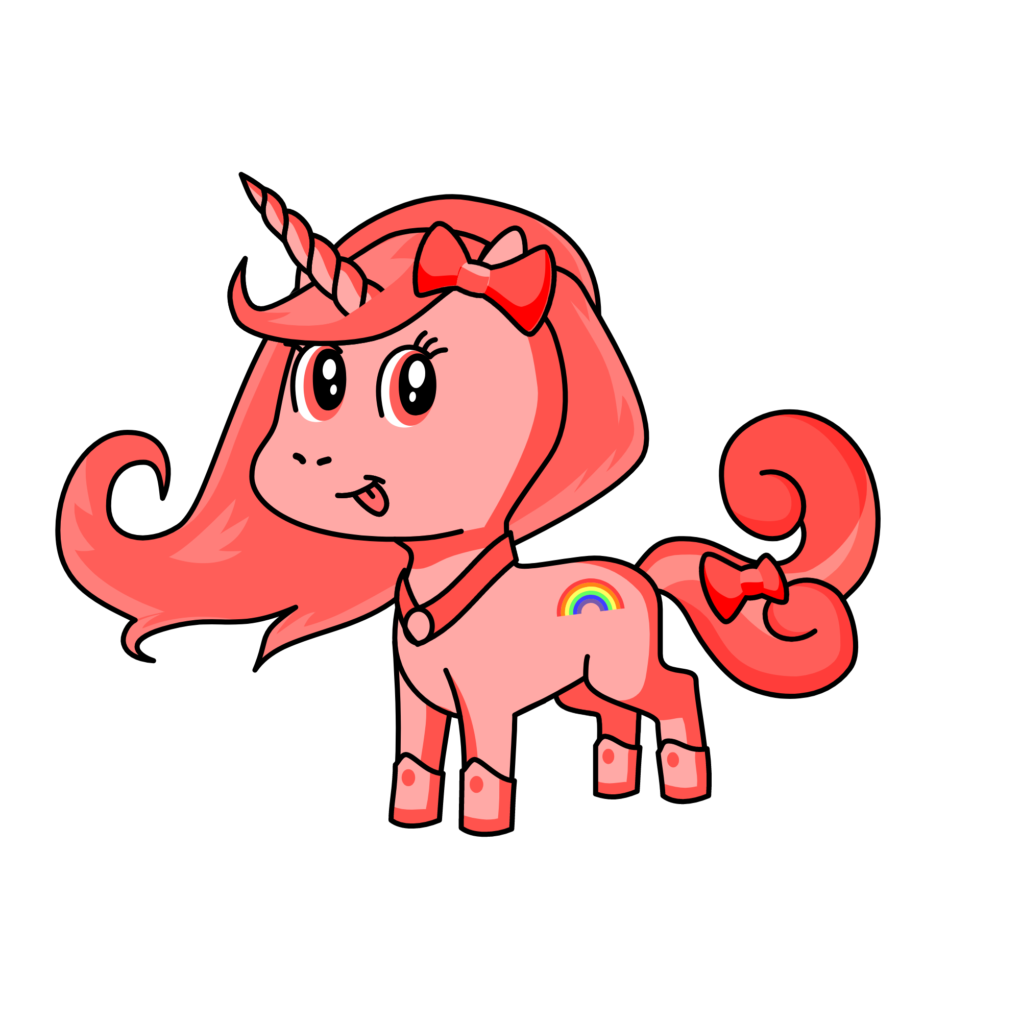 Pinkie pie, the unicorn