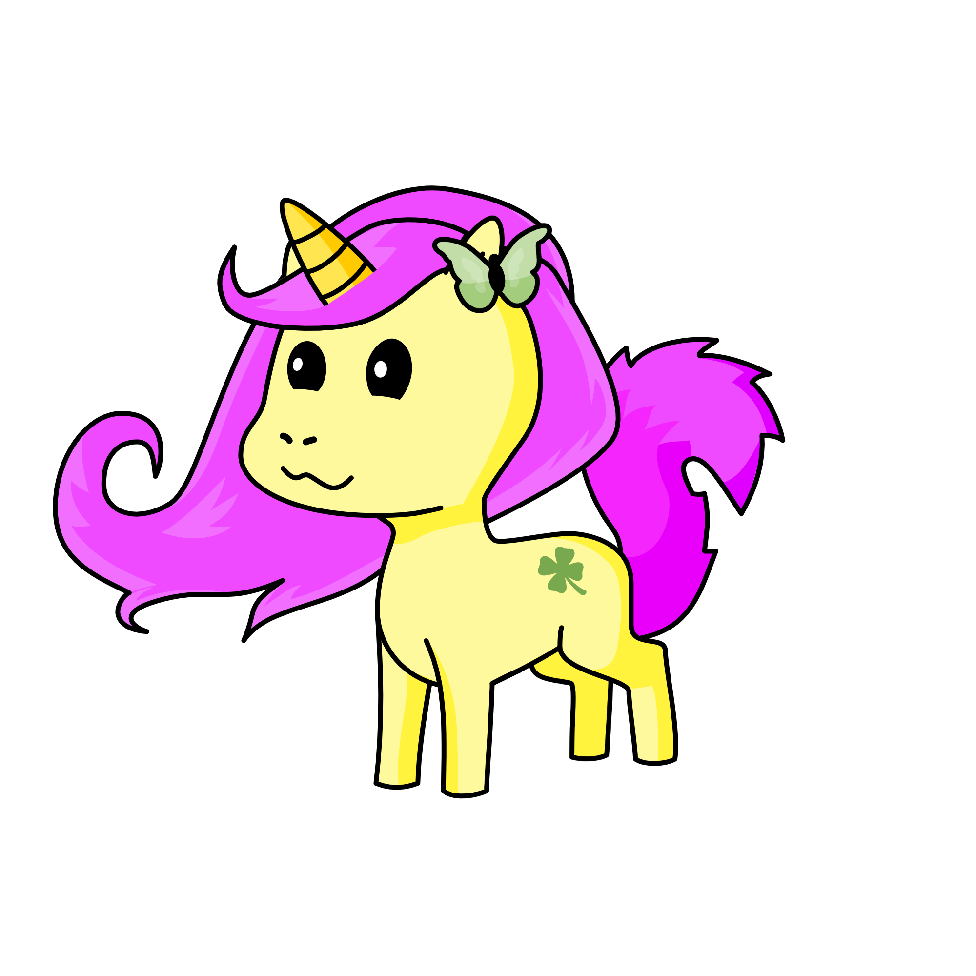 fluttershy, the unicorn