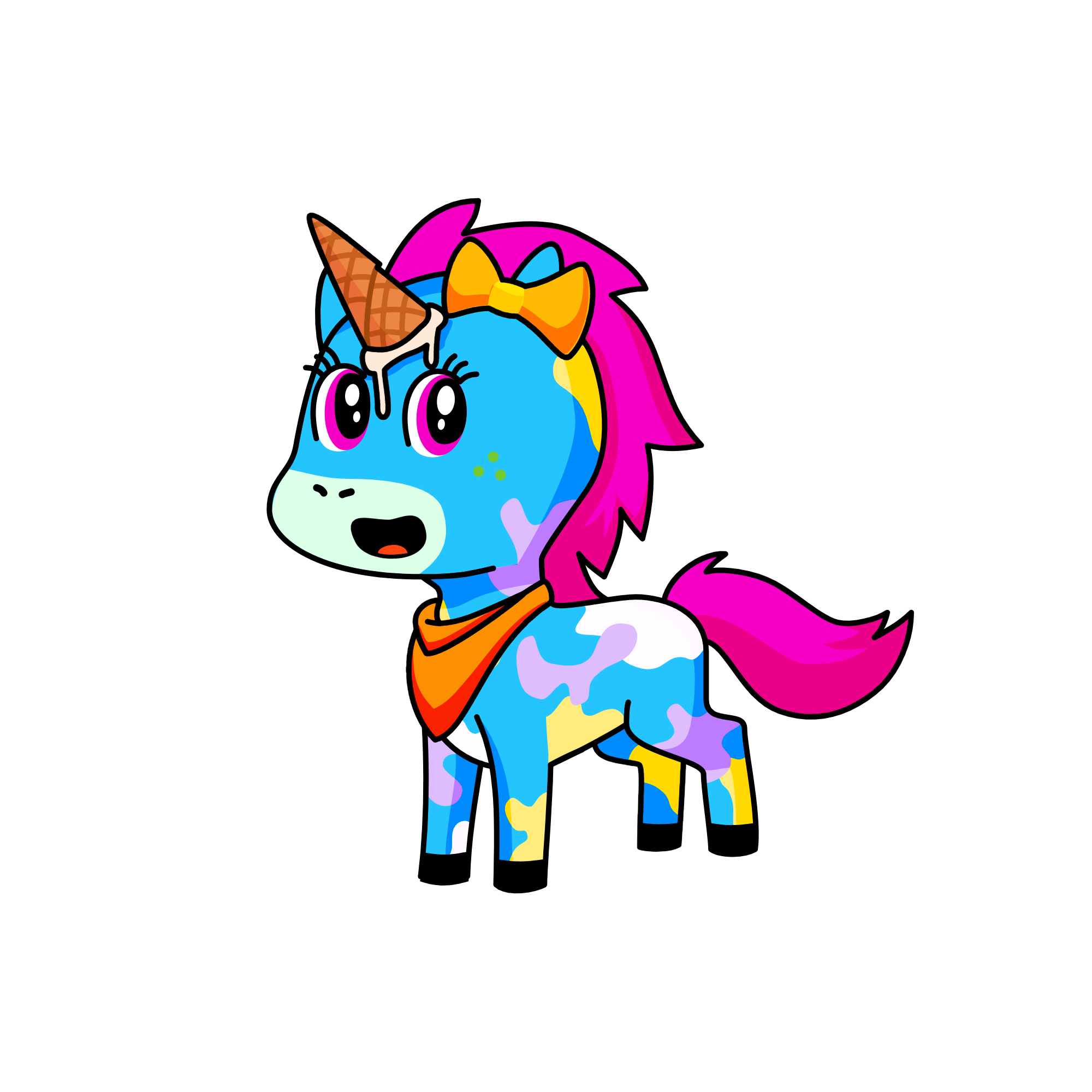 candy, the unicorn