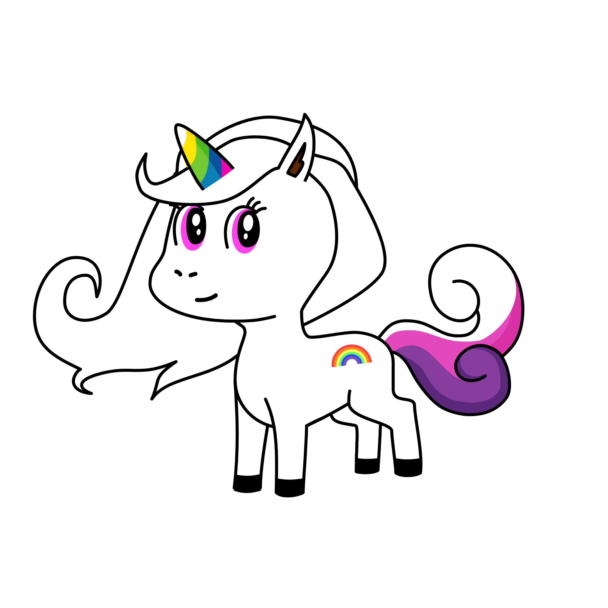 rainbow, the unicorn